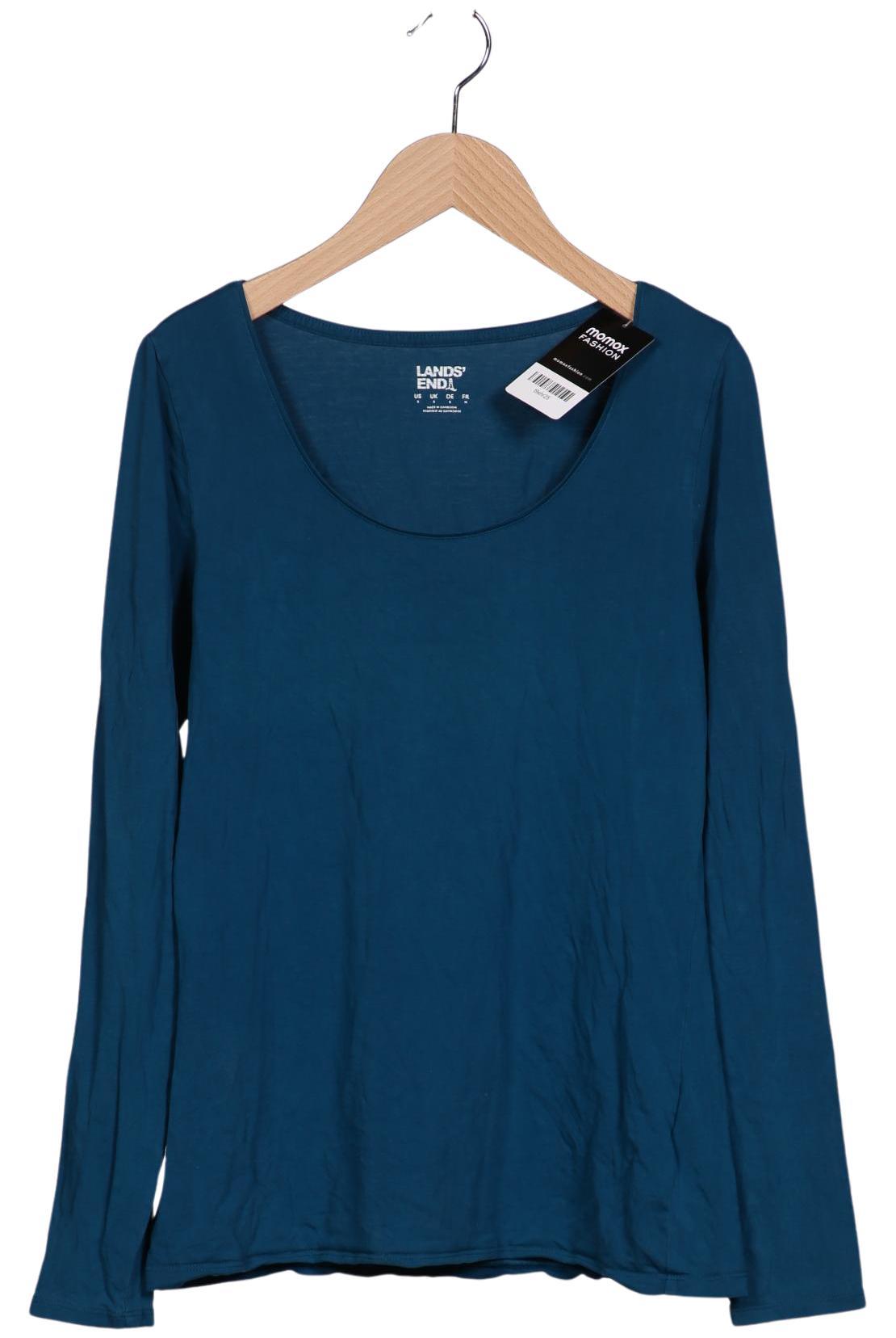 

Lands End Damen Langarmshirt, türkis, Gr. 36