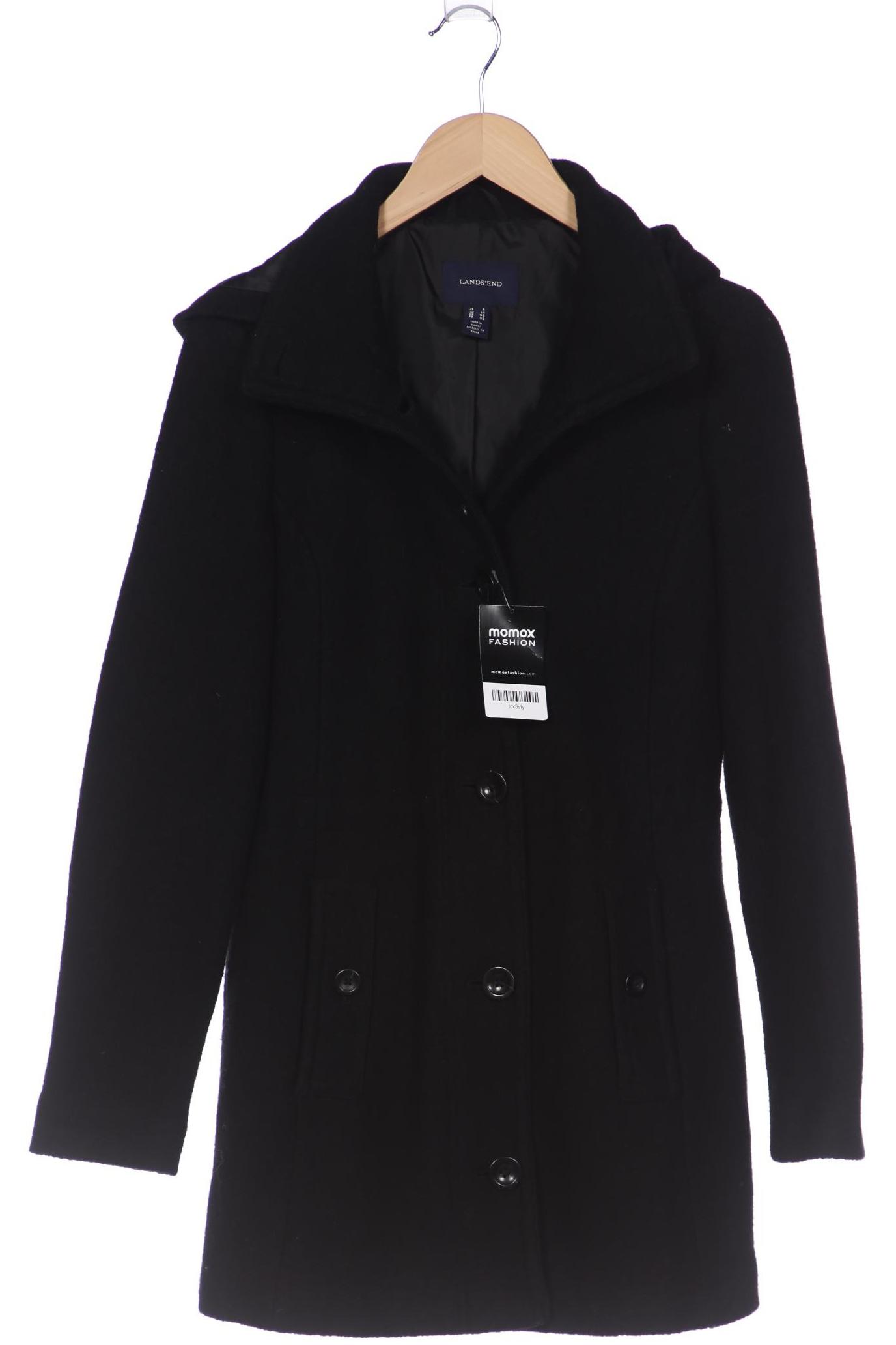 

Lands End Damen Mantel, schwarz