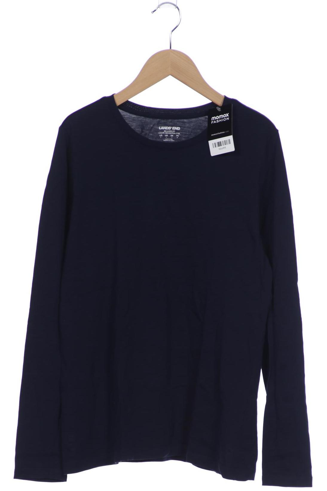 

Lands End Damen Langarmshirt, marineblau, Gr. 36