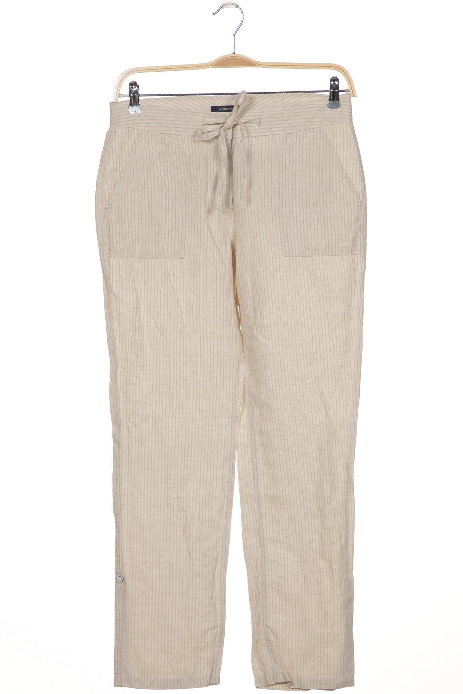 

Lands End Damen Stoffhose, cremeweiß