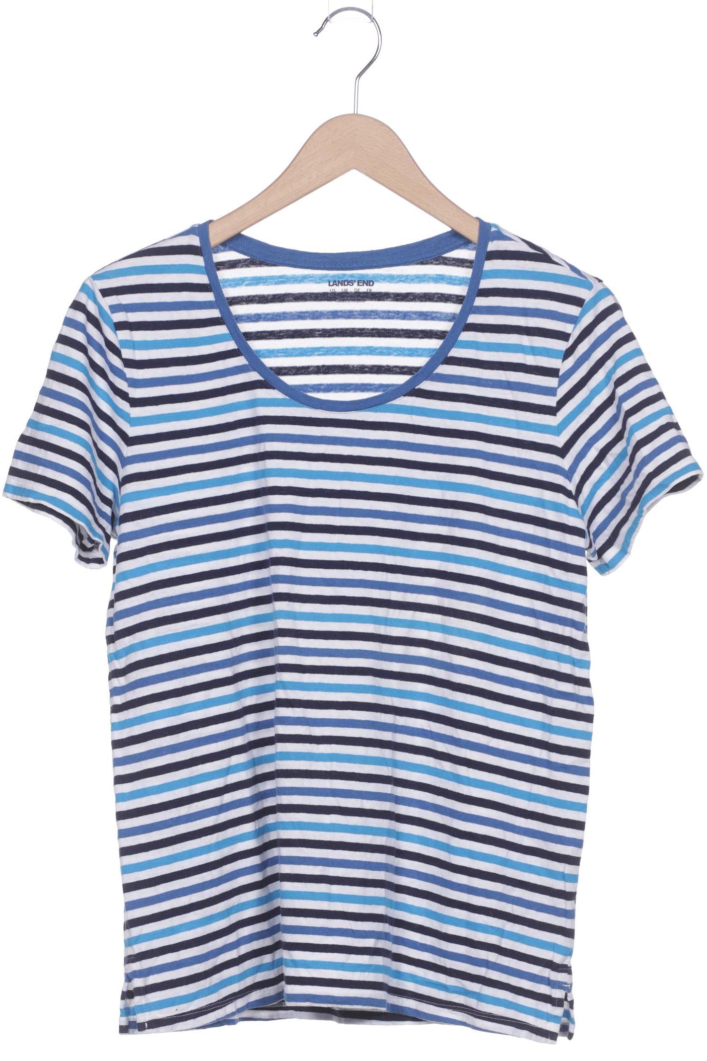 

Lands End Damen T-Shirt, blau, Gr. 38