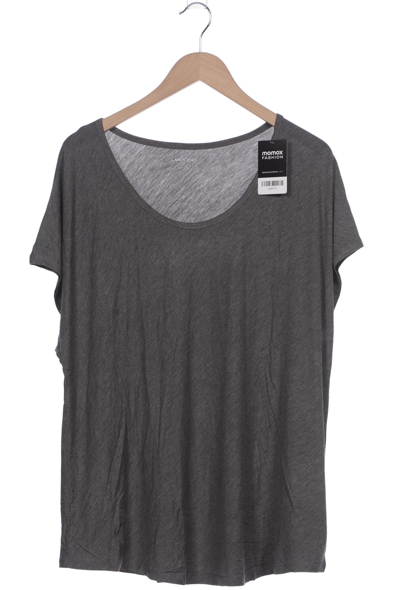 

Lands End Damen T-Shirt, grau, Gr. 20