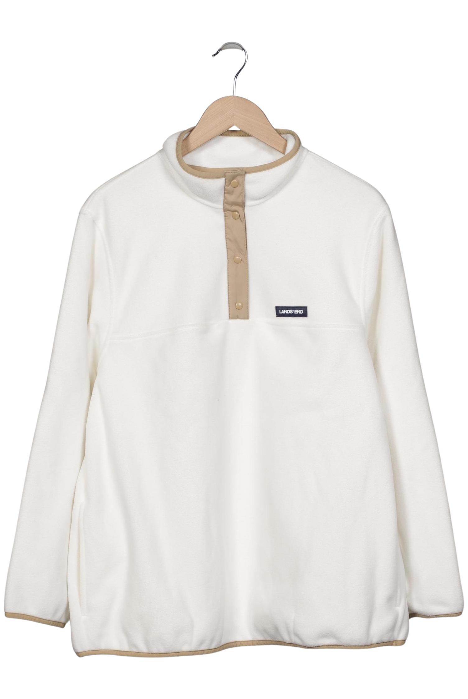 

Lands End Damen Sweatshirt, cremeweiß, Gr. 52