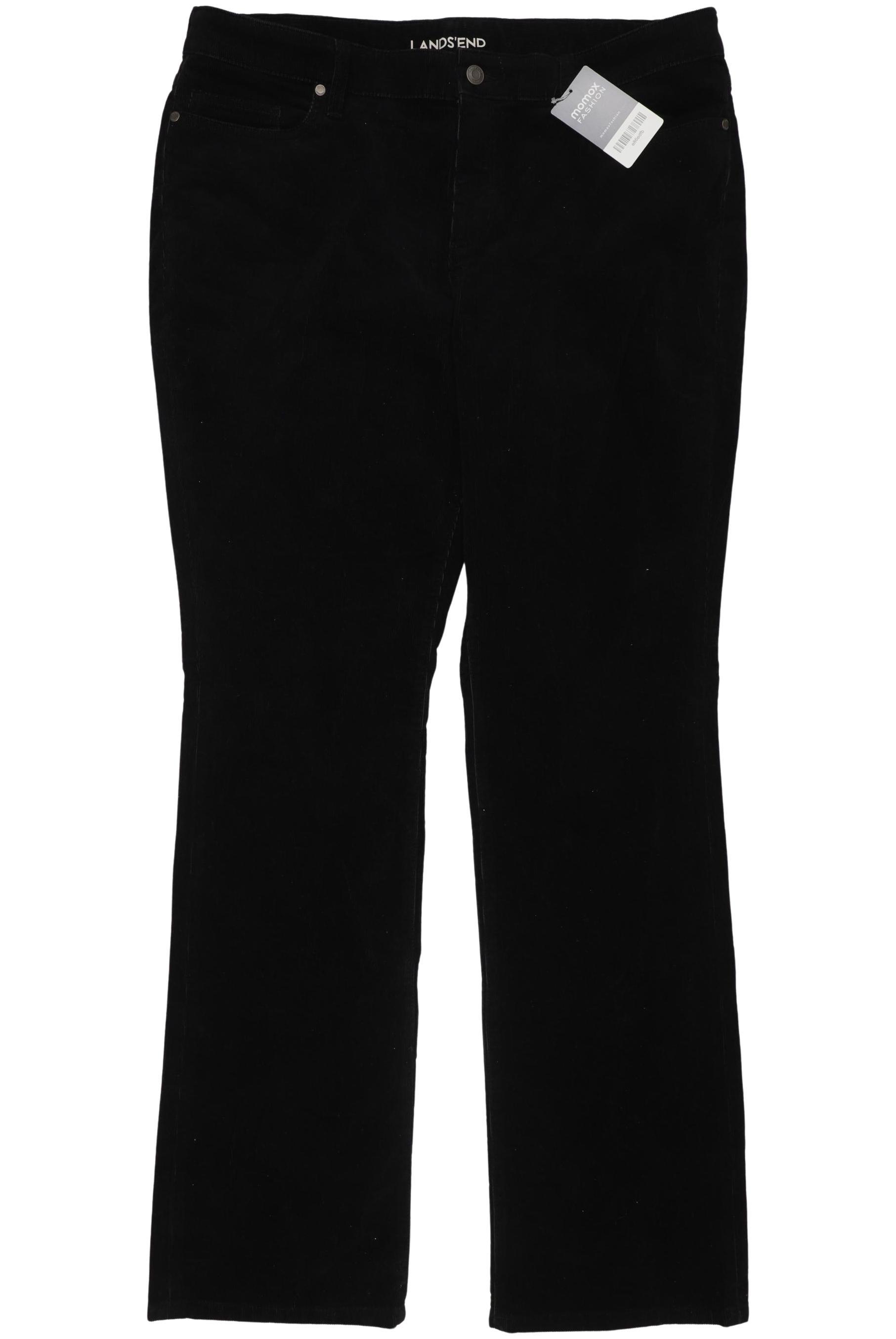 

Lands End Damen Stoffhose, schwarz, Gr. 46