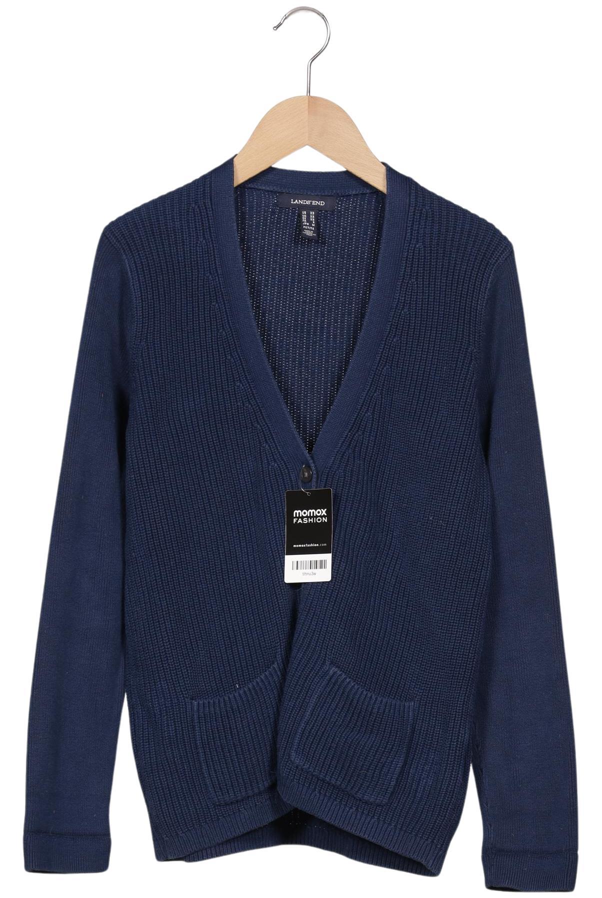

Lands End Damen Strickjacke, marineblau, Gr. 34