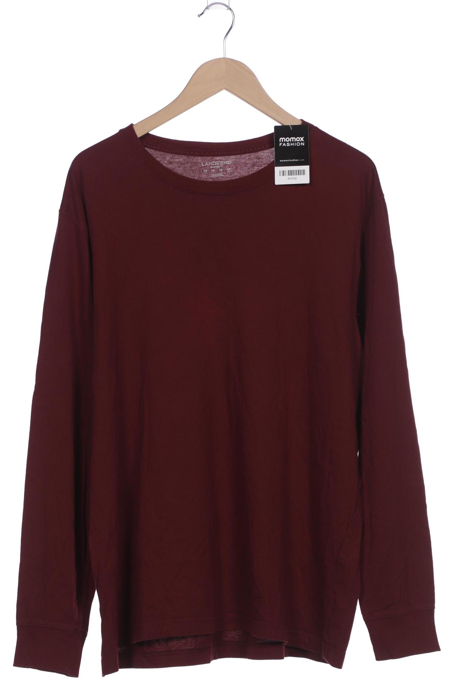 

Lands End Damen Langarmshirt, bordeaux, Gr. 44