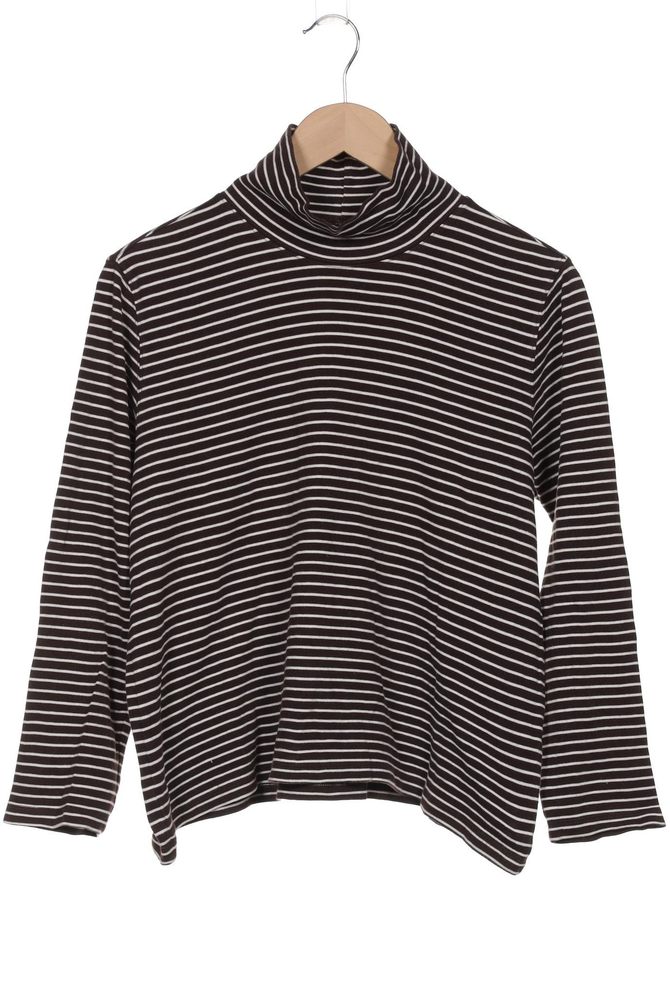 

Lands End Damen Langarmshirt, braun, Gr. 38