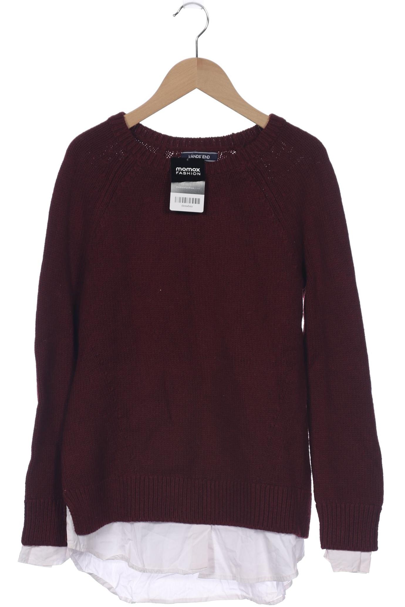 

Lands End Damen Pullover, bordeaux, Gr. 36