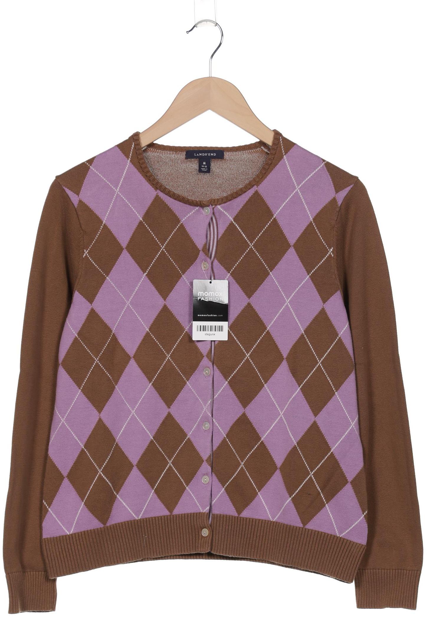 

Lands End Damen Strickjacke, braun, Gr. 38