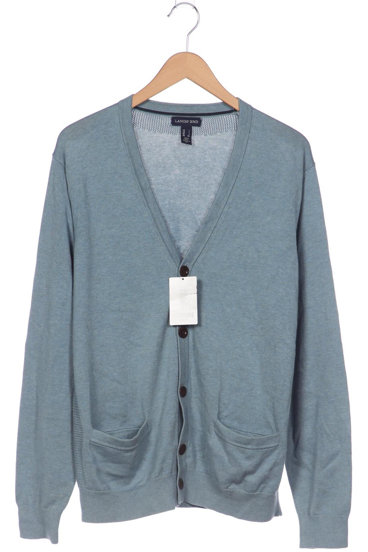 

Lands End Damen Strickjacke, hellblau, Gr. 42