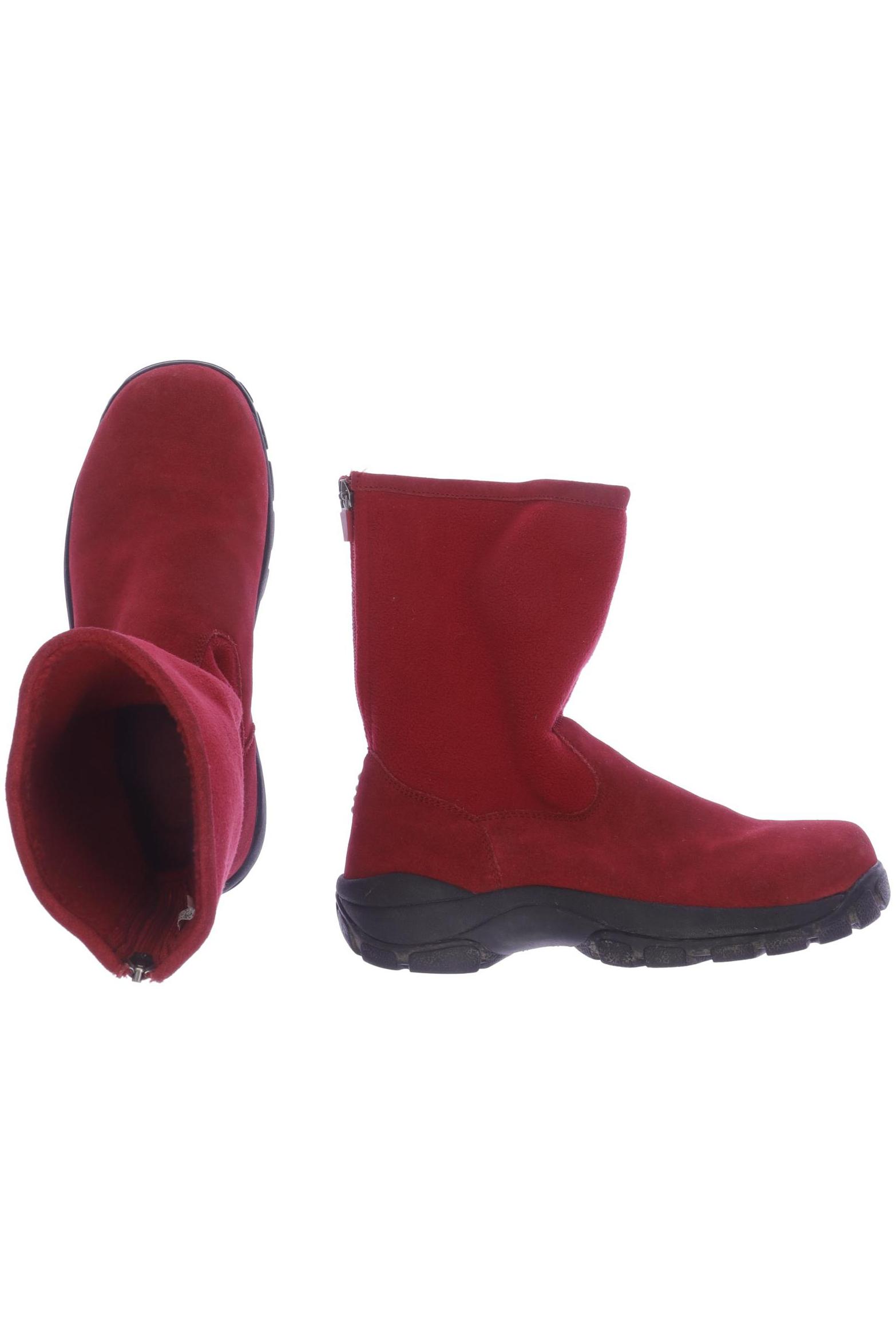 

Lands End Damen Stiefelette, rot, Gr. 8
