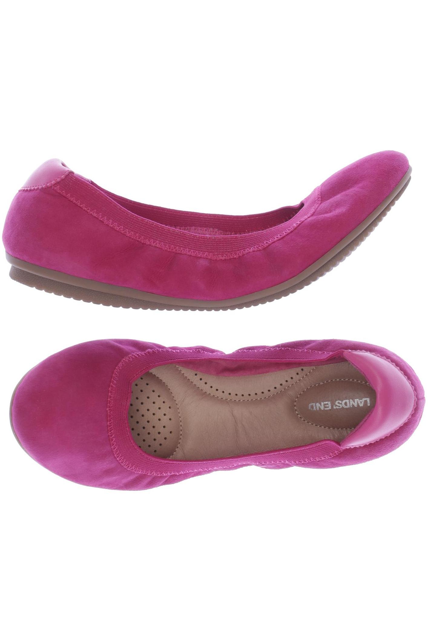 

Lands End Damen Ballerinas, pink, Gr. 38