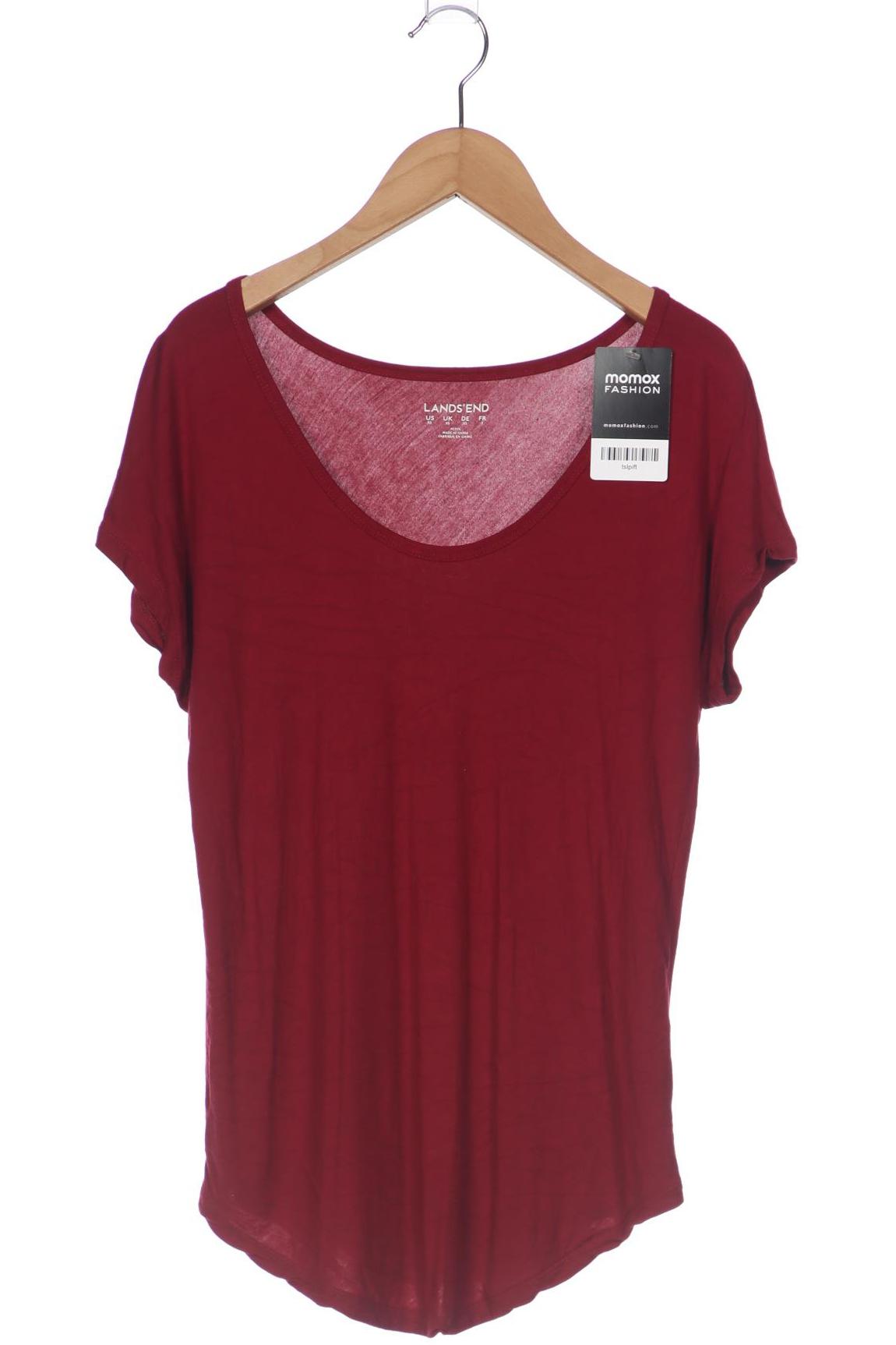 

Lands End Damen T-Shirt, bordeaux, Gr. 34