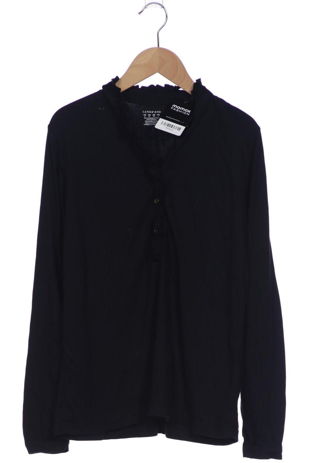 

Lands End Damen Langarmshirt, schwarz, Gr. 38
