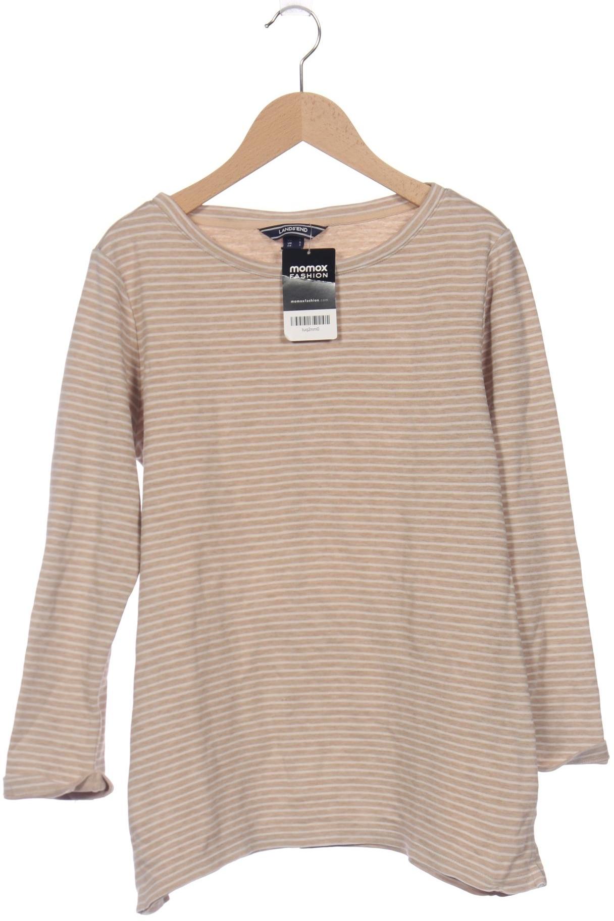 

Lands End Damen Langarmshirt, beige, Gr. 36