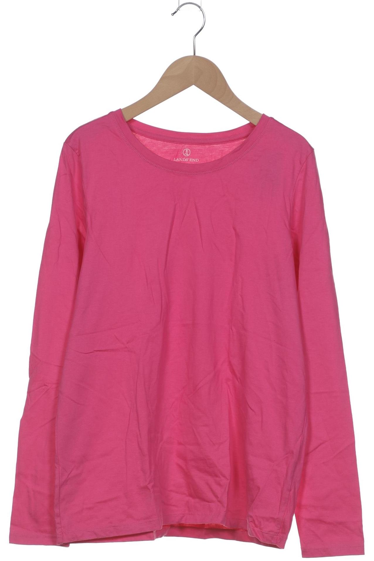 

Lands End Damen Langarmshirt, pink, Gr. 36