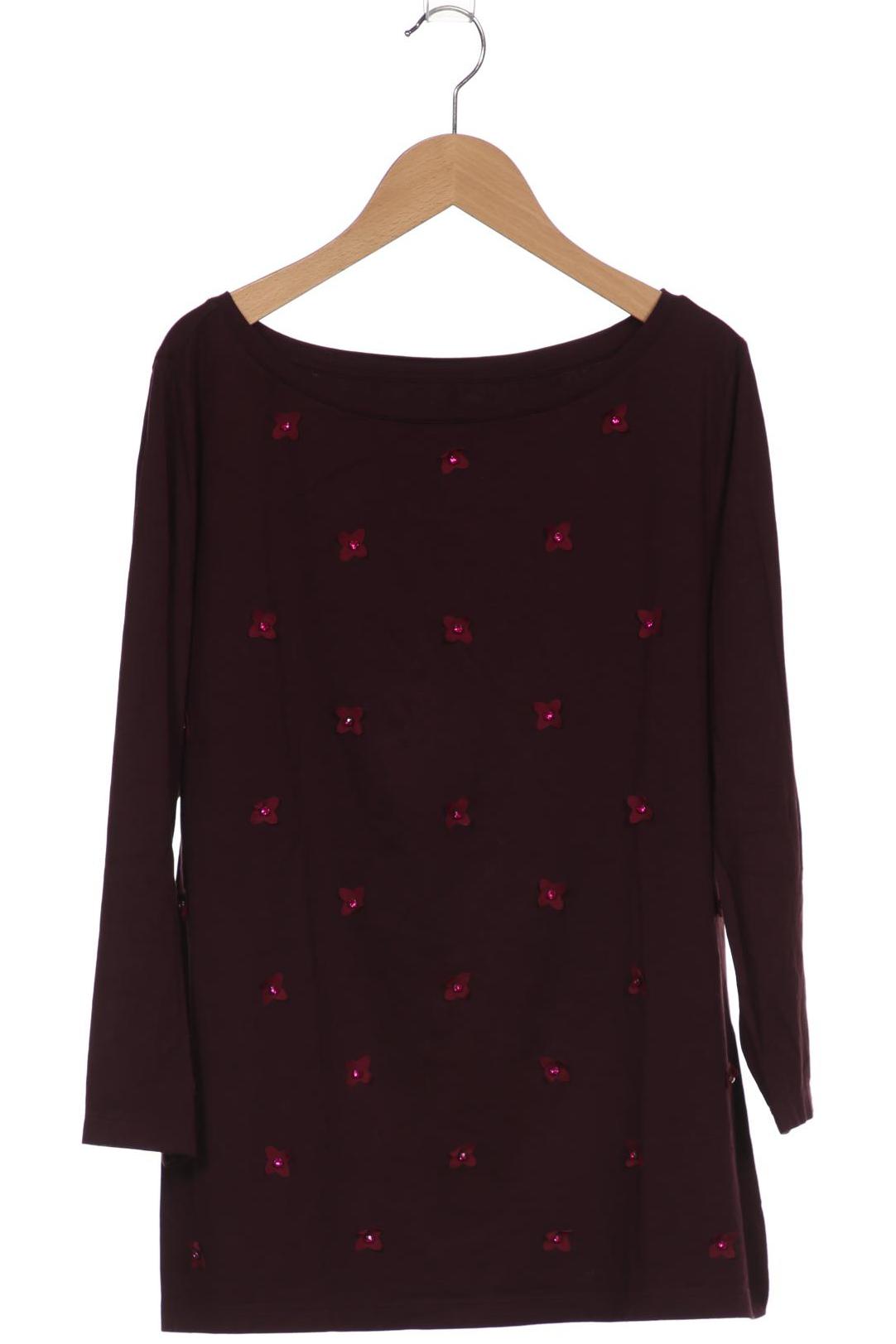

Lands End Damen Langarmshirt, bordeaux, Gr. 38