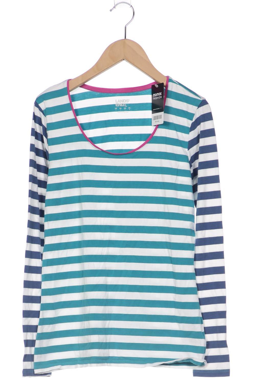 

Lands End Damen Langarmshirt, türkis