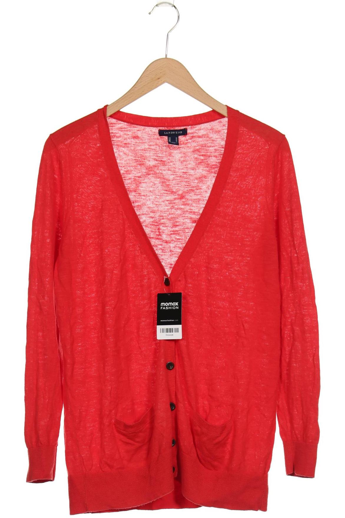 

Lands End Damen Strickjacke, rot