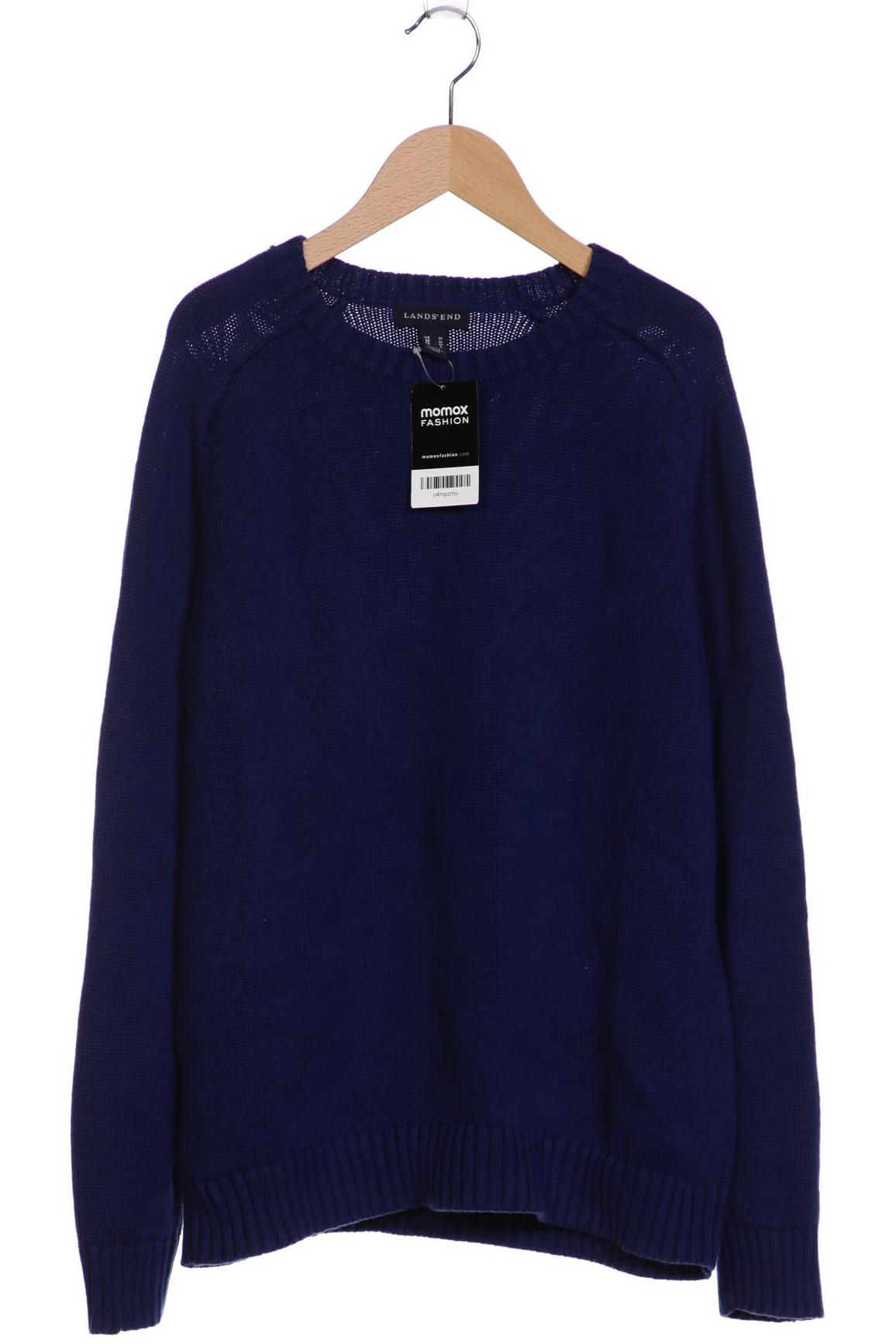 

Lands End Damen Pullover, blau, Gr. 38