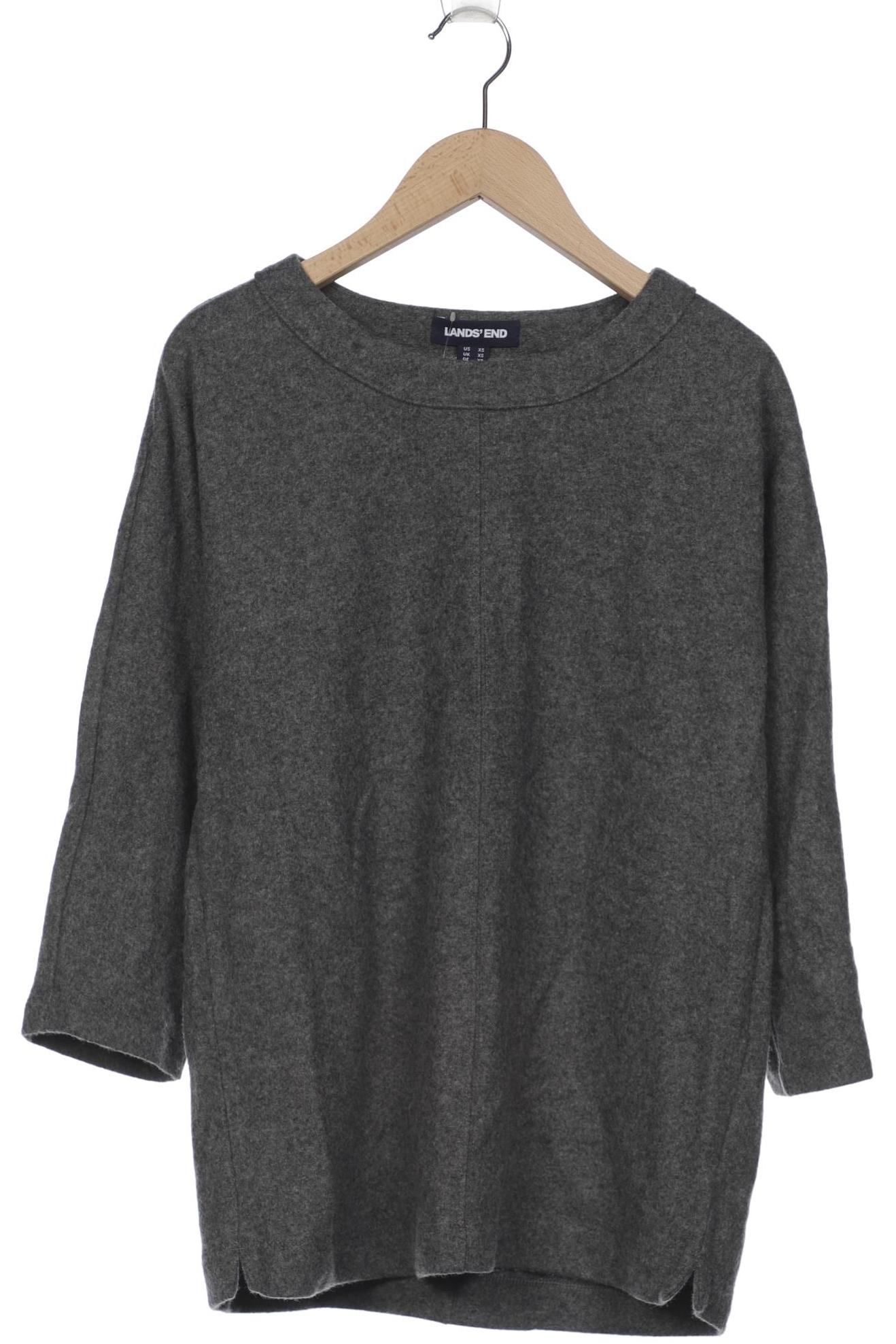

Lands End Damen Pullover, grau, Gr. 34