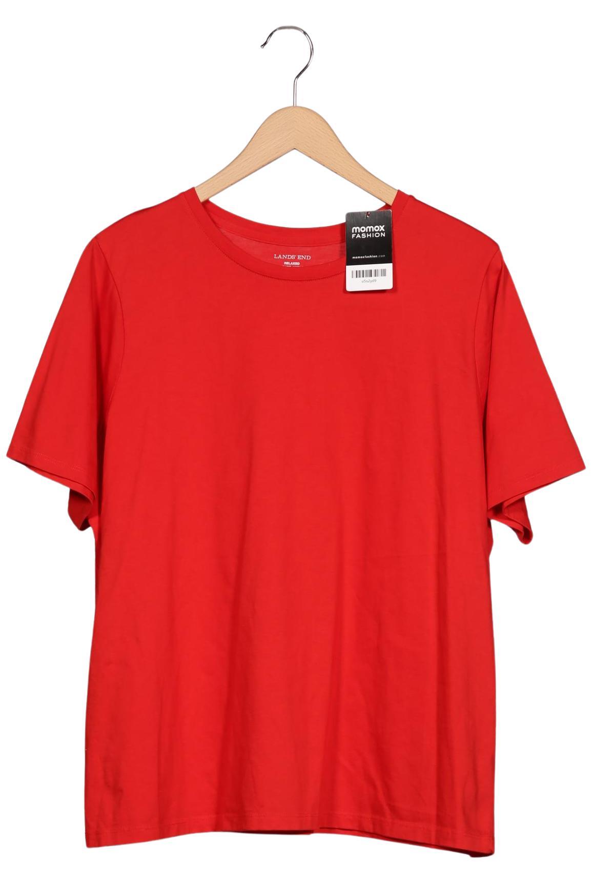 

Lands End Damen T-Shirt, rot, Gr. 50