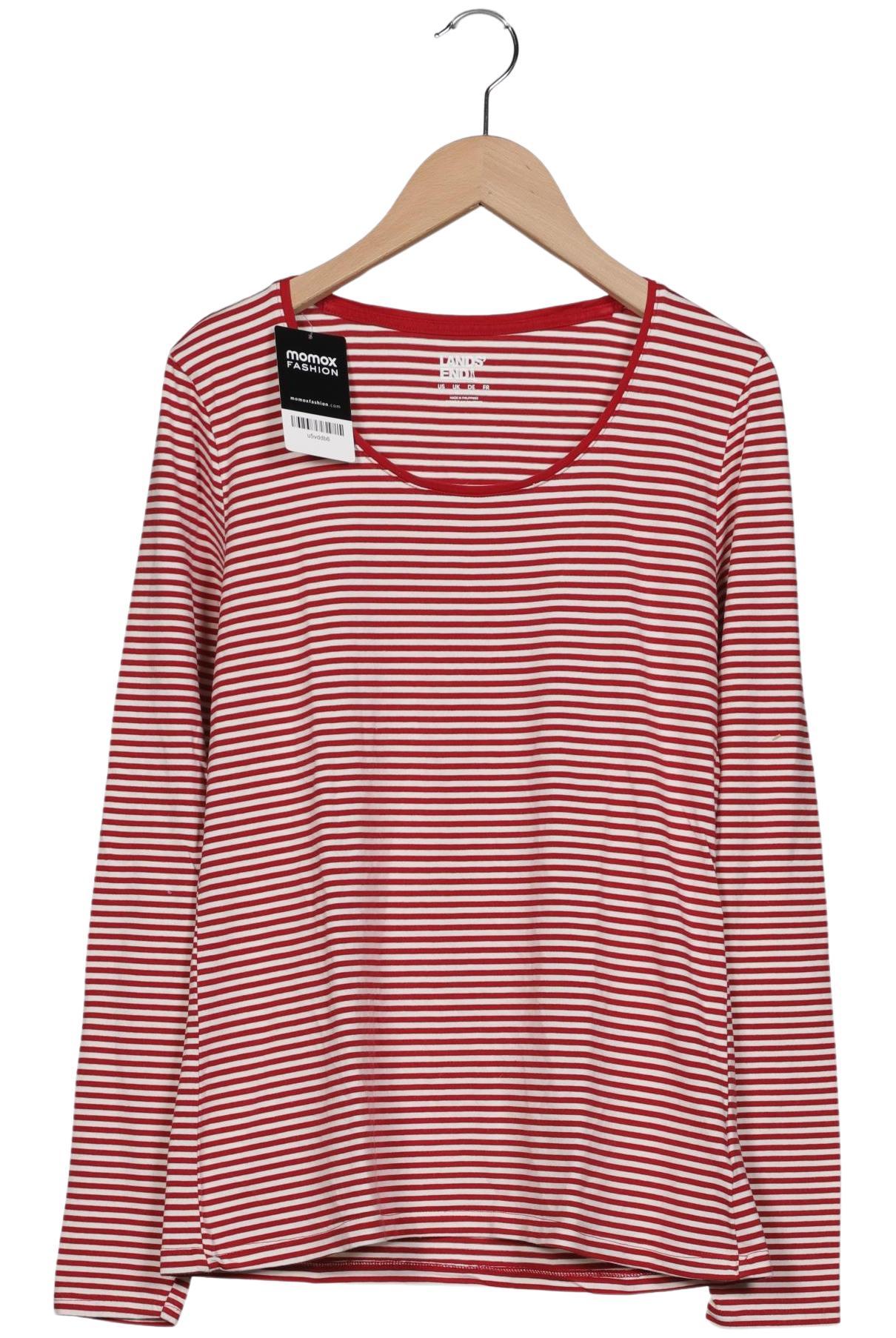 

Lands End Damen Langarmshirt, bordeaux, Gr. 38