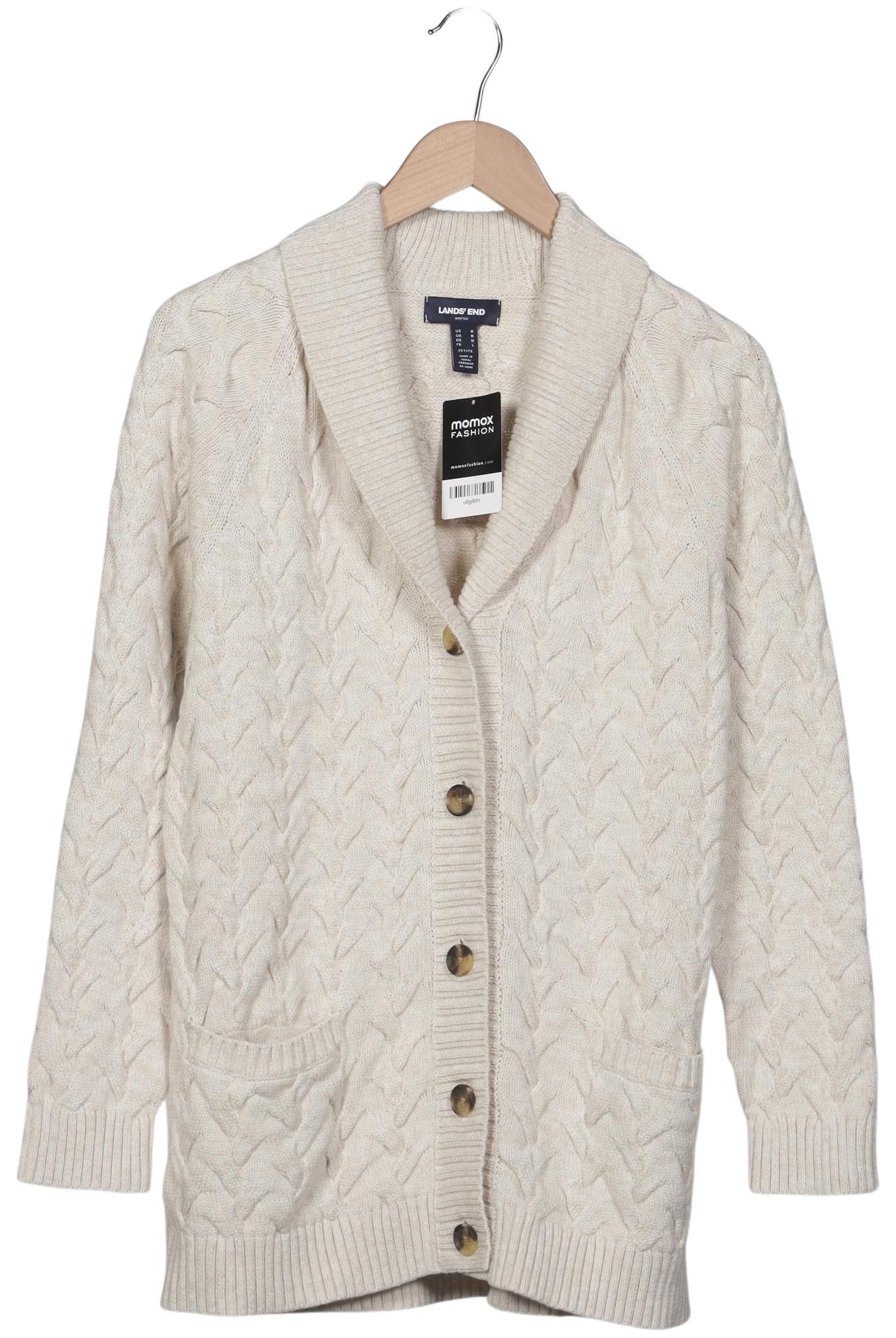 

Lands End Damen Strickjacke, cremeweiß, Gr. 38