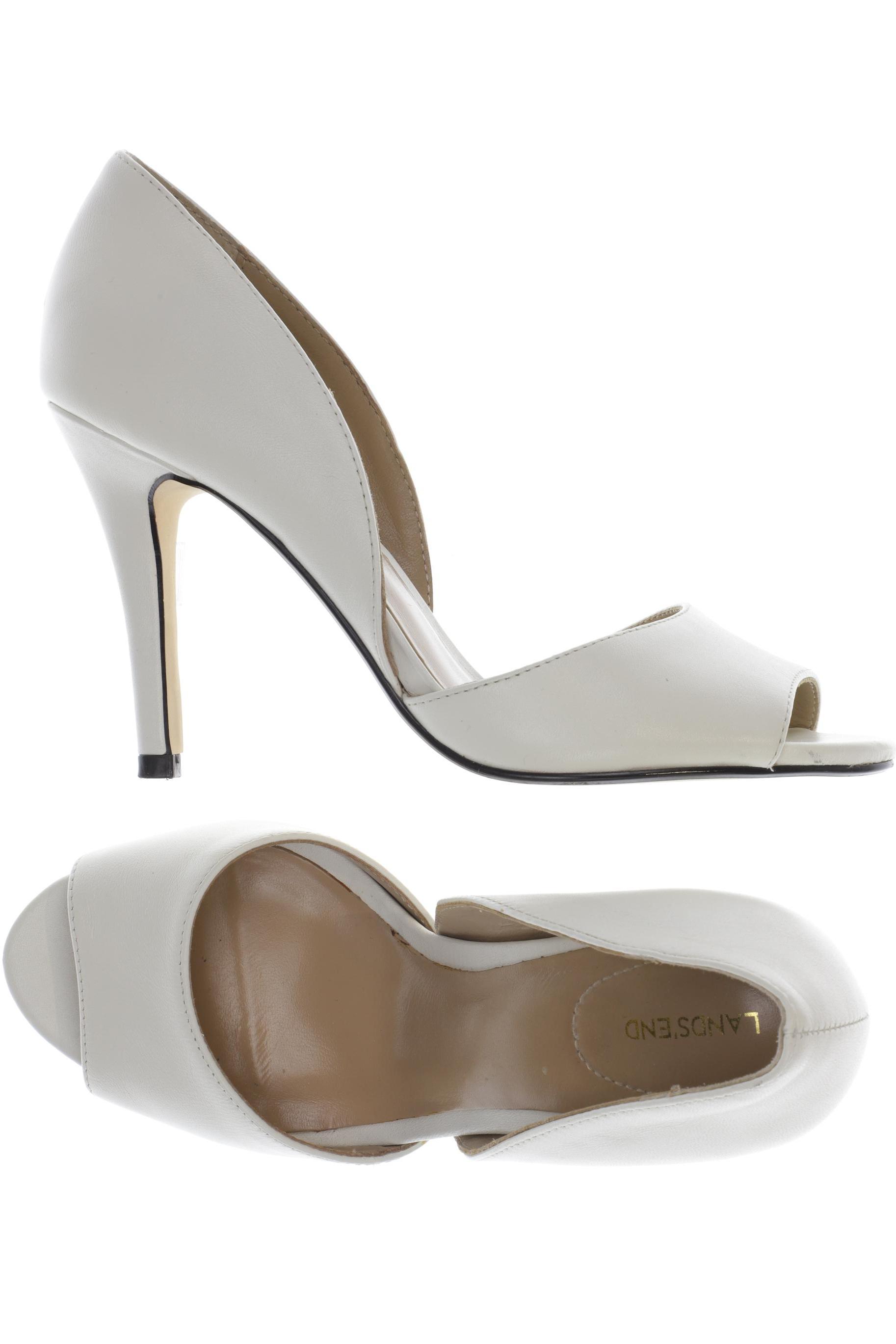 

Lands End Damen Pumps, weiß, Gr. 36