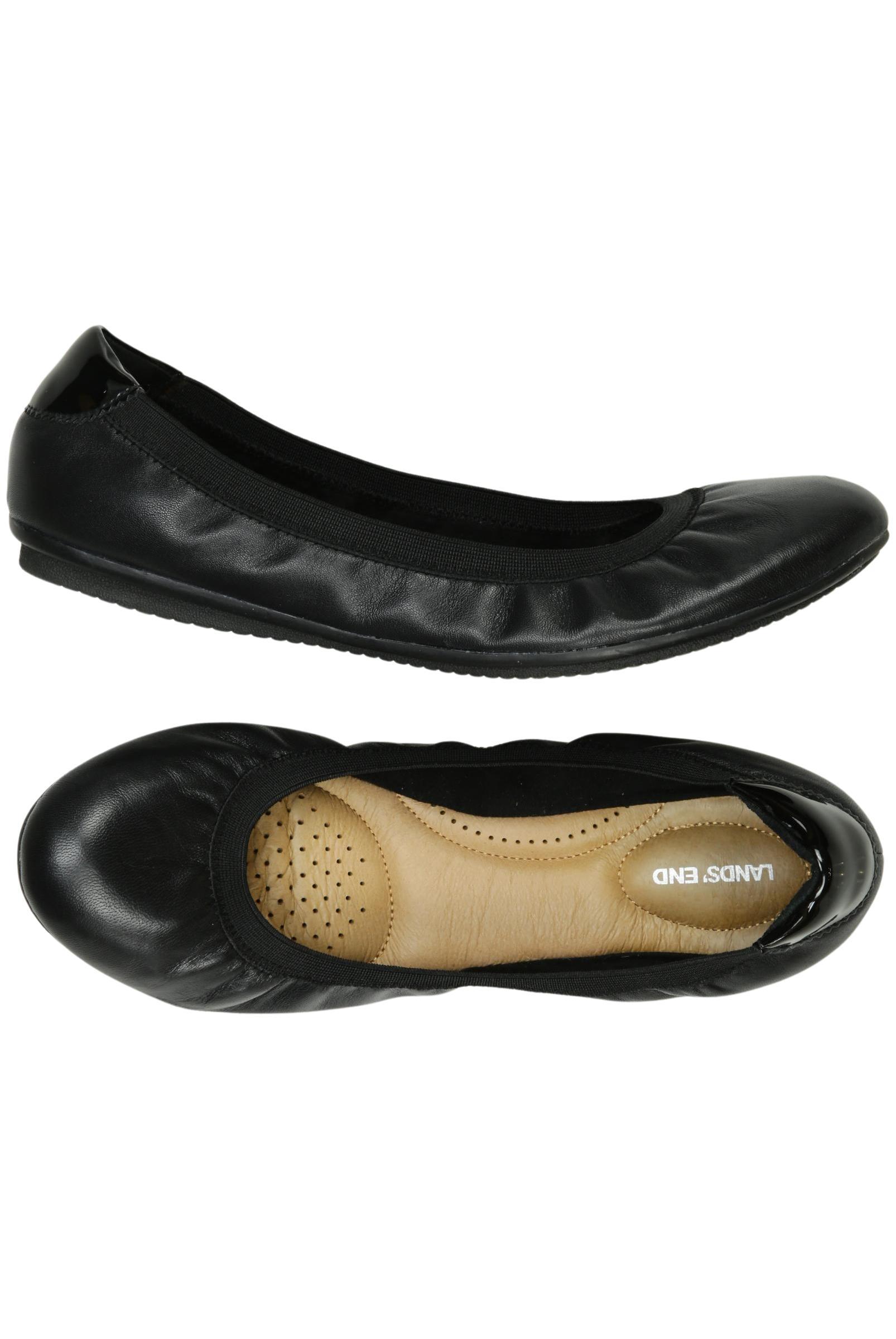 

Lands End Damen Ballerinas, schwarz, Gr. 41.5