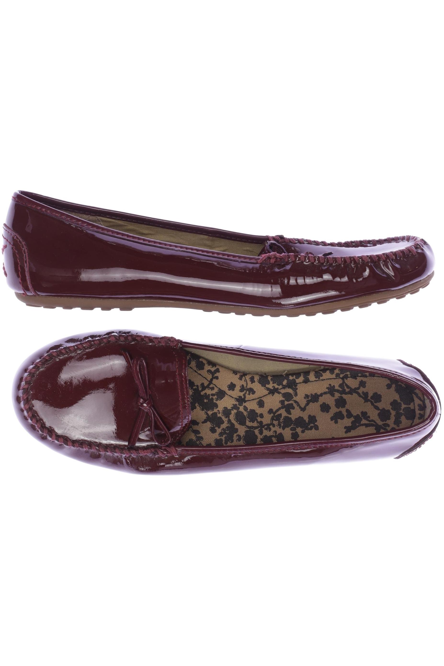 

Lands End Damen Halbschuh, bordeaux, Gr. 8