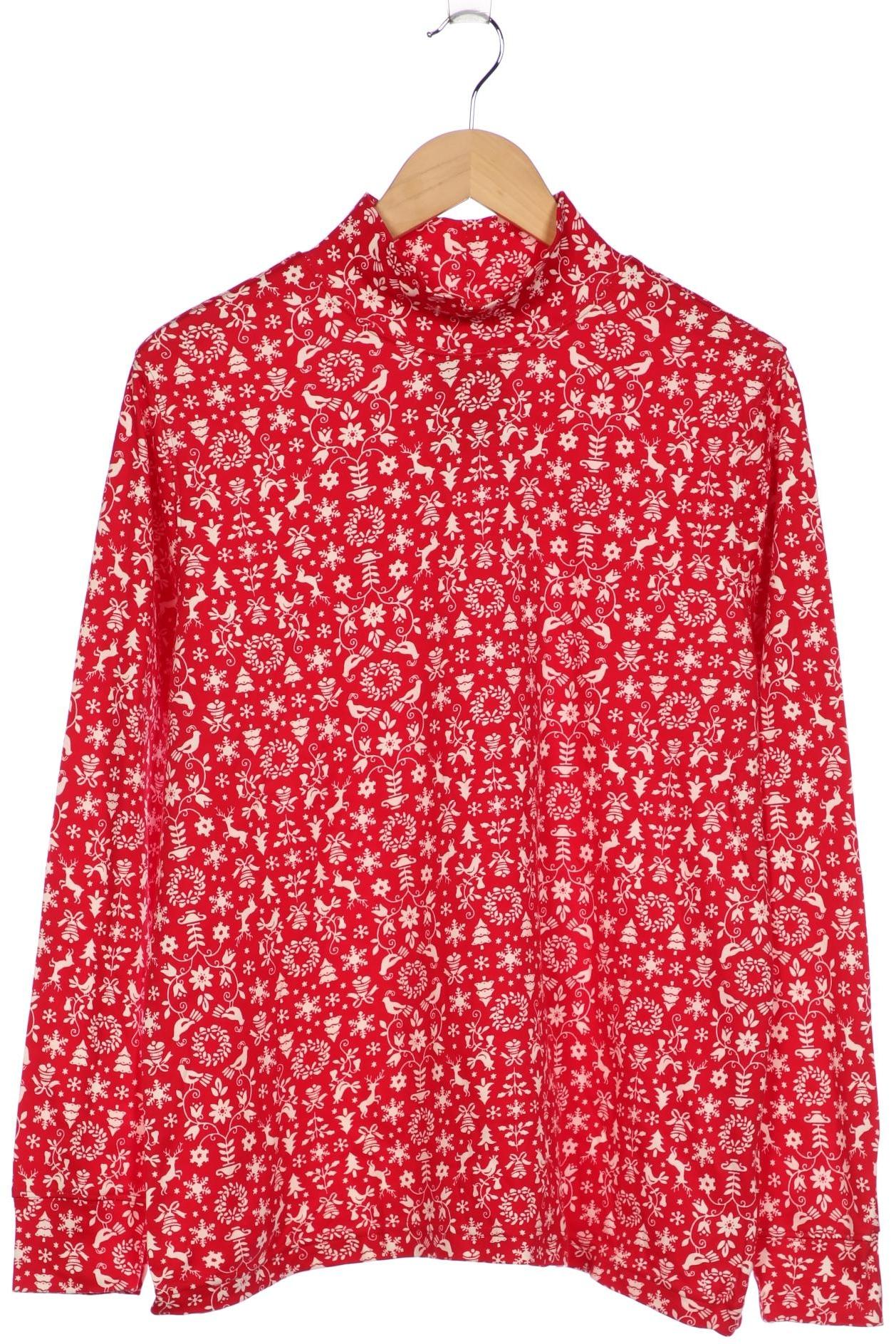 

Lands End Damen Langarmshirt, rot, Gr. 42