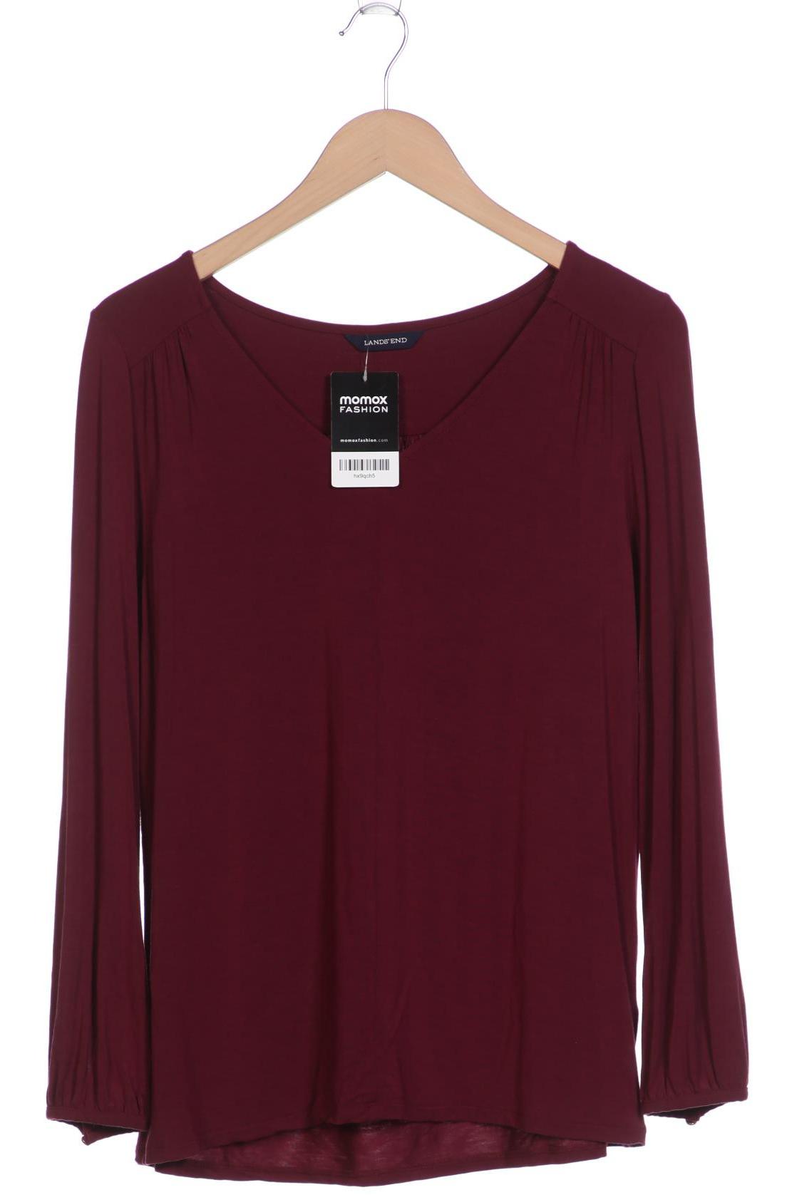 

Lands End Damen Langarmshirt, bordeaux, Gr. 44