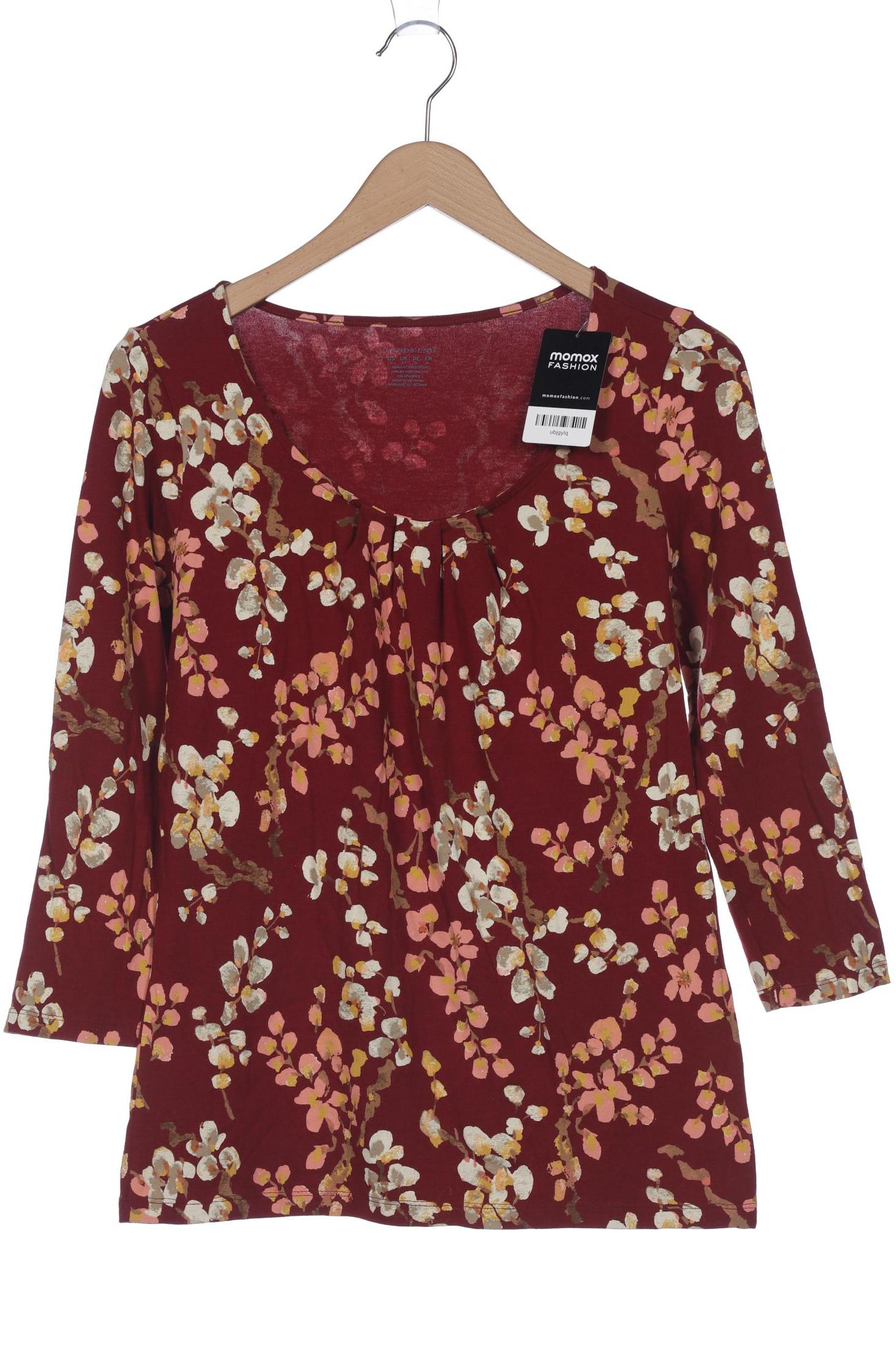 

Lands End Damen Langarmshirt, bordeaux