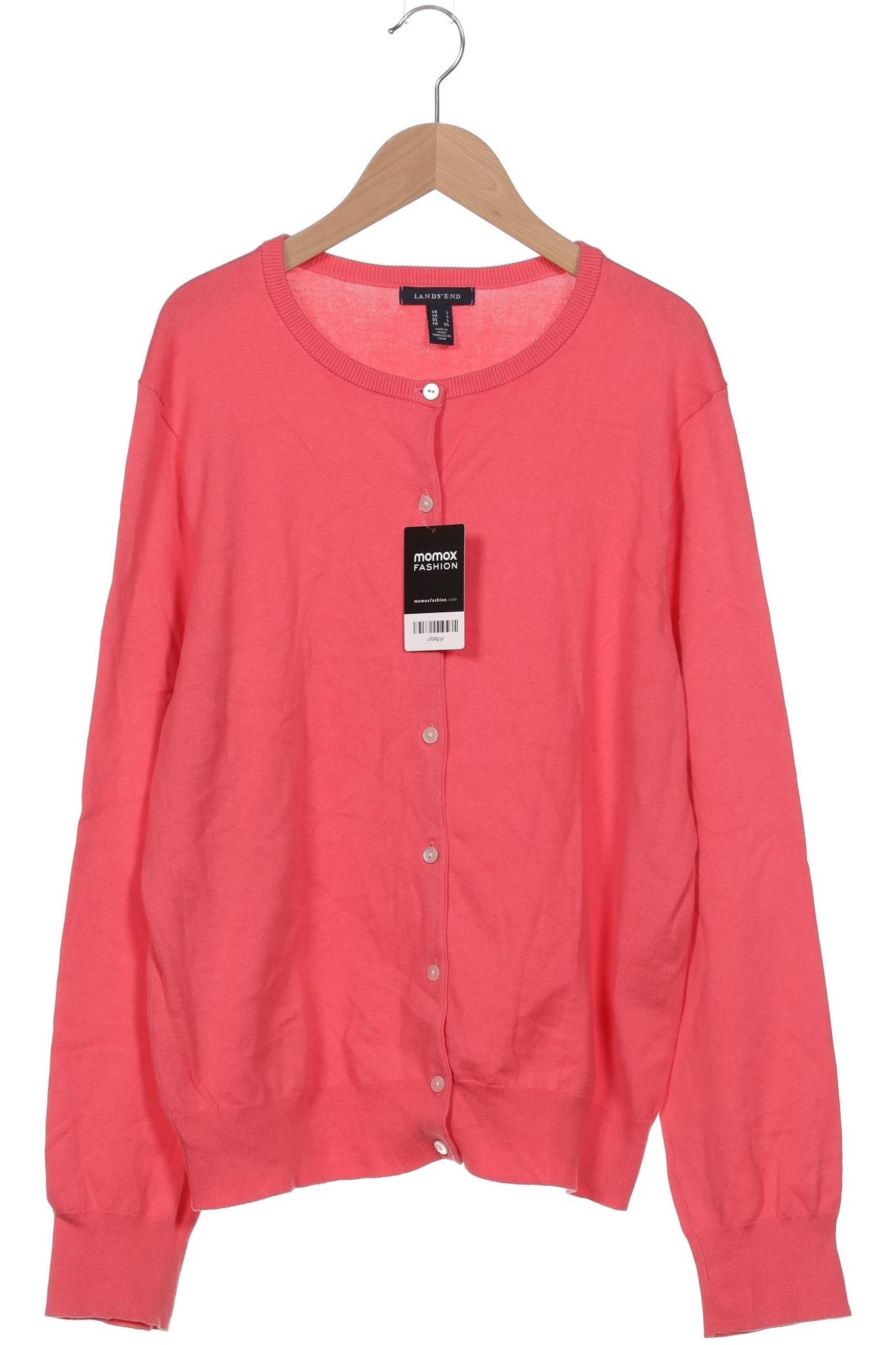 

Lands End Damen Strickjacke, pink, Gr. 42