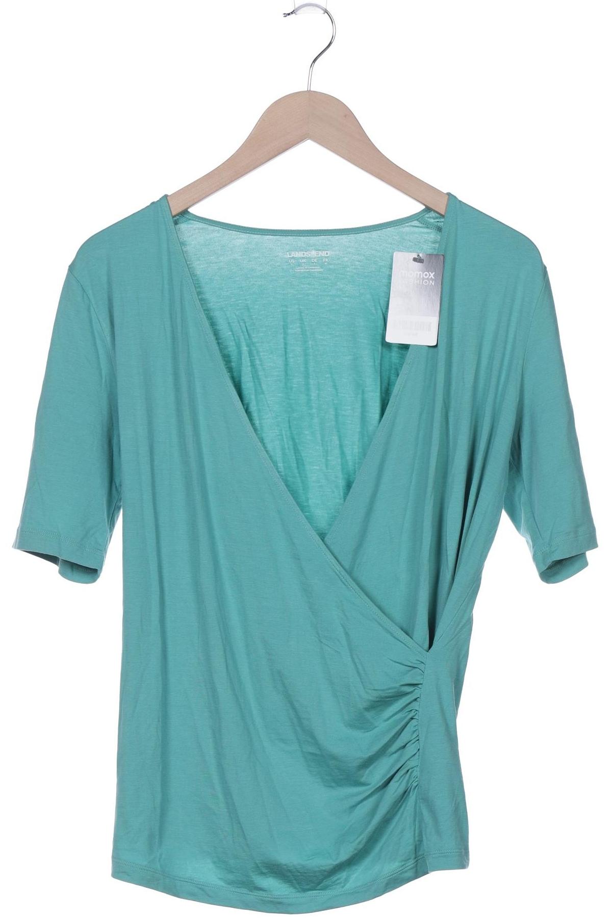 

Lands End Damen T-Shirt, türkis, Gr. 36
