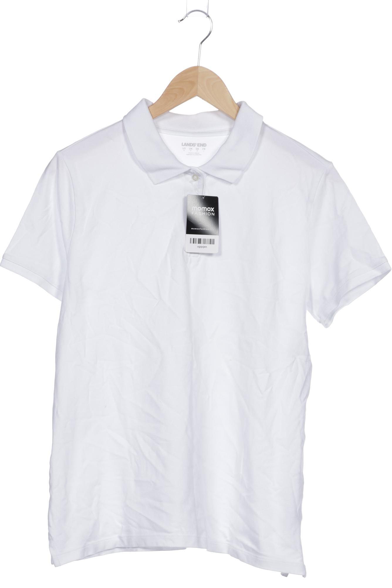 

Lands End Damen Poloshirt, weiß, Gr. 38
