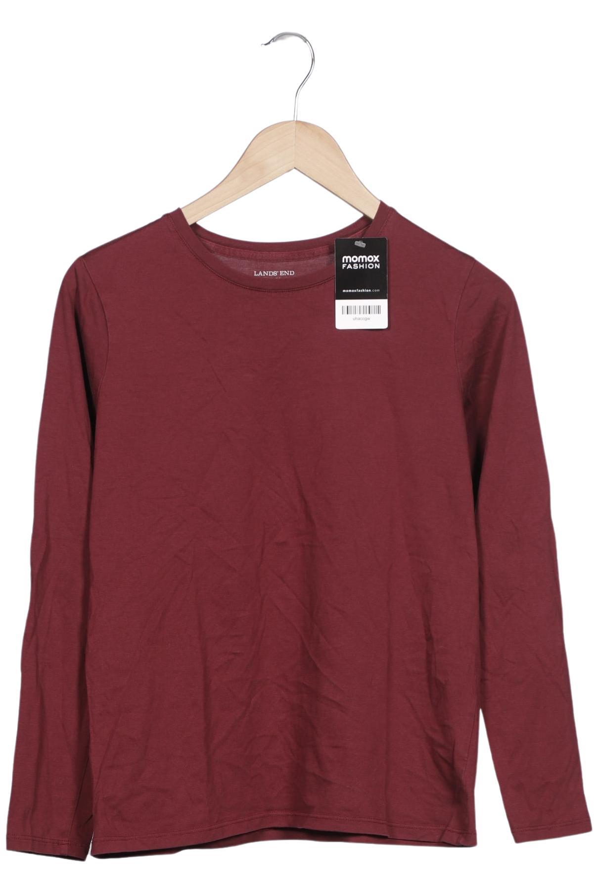 

Lands End Damen Langarmshirt, bordeaux, Gr. 34