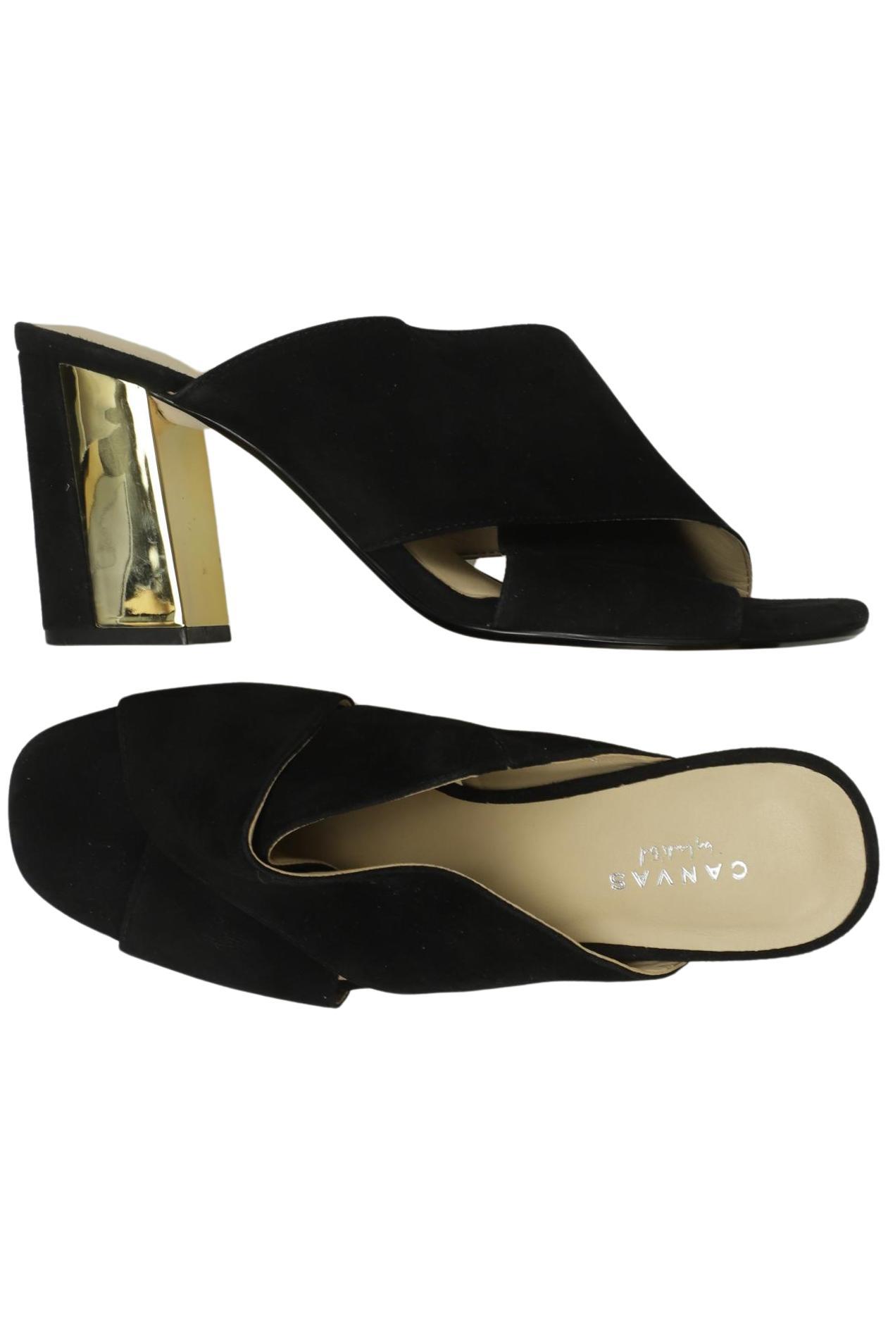 

Lands End Damen Sandale, schwarz, Gr. 40