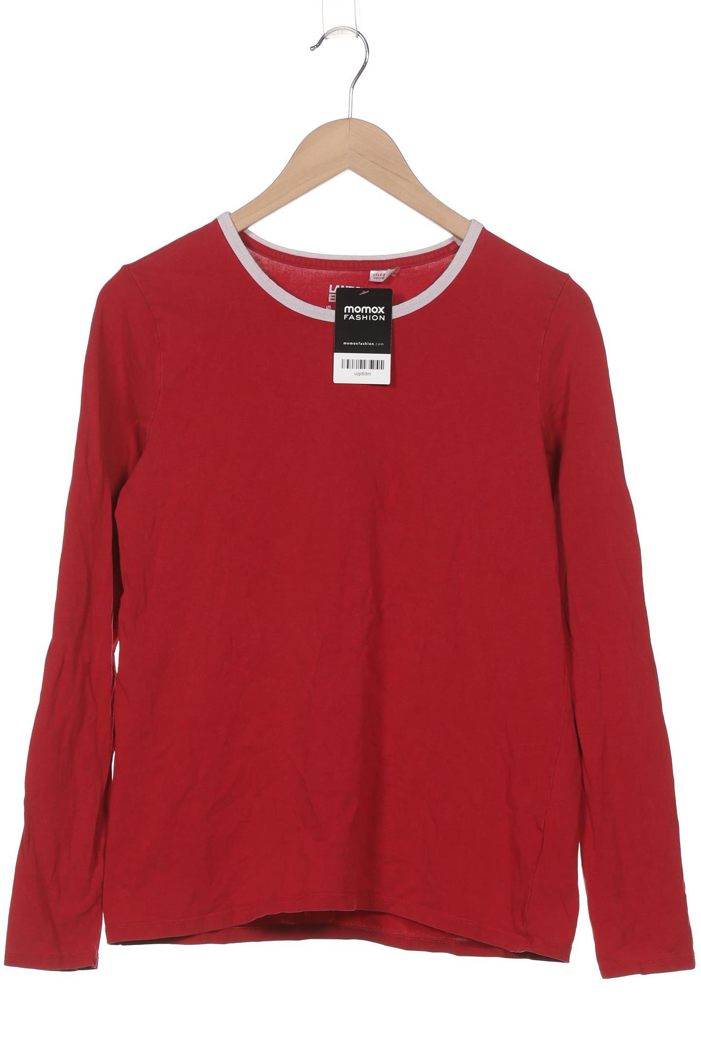 

Lands End Damen Langarmshirt, rot, Gr. 38