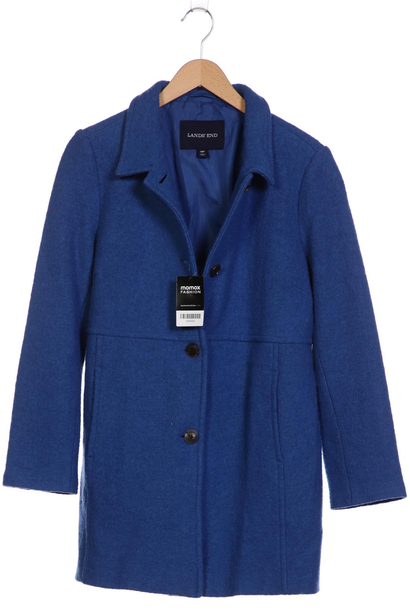 

Lands End Damen Mantel, blau, Gr. 14