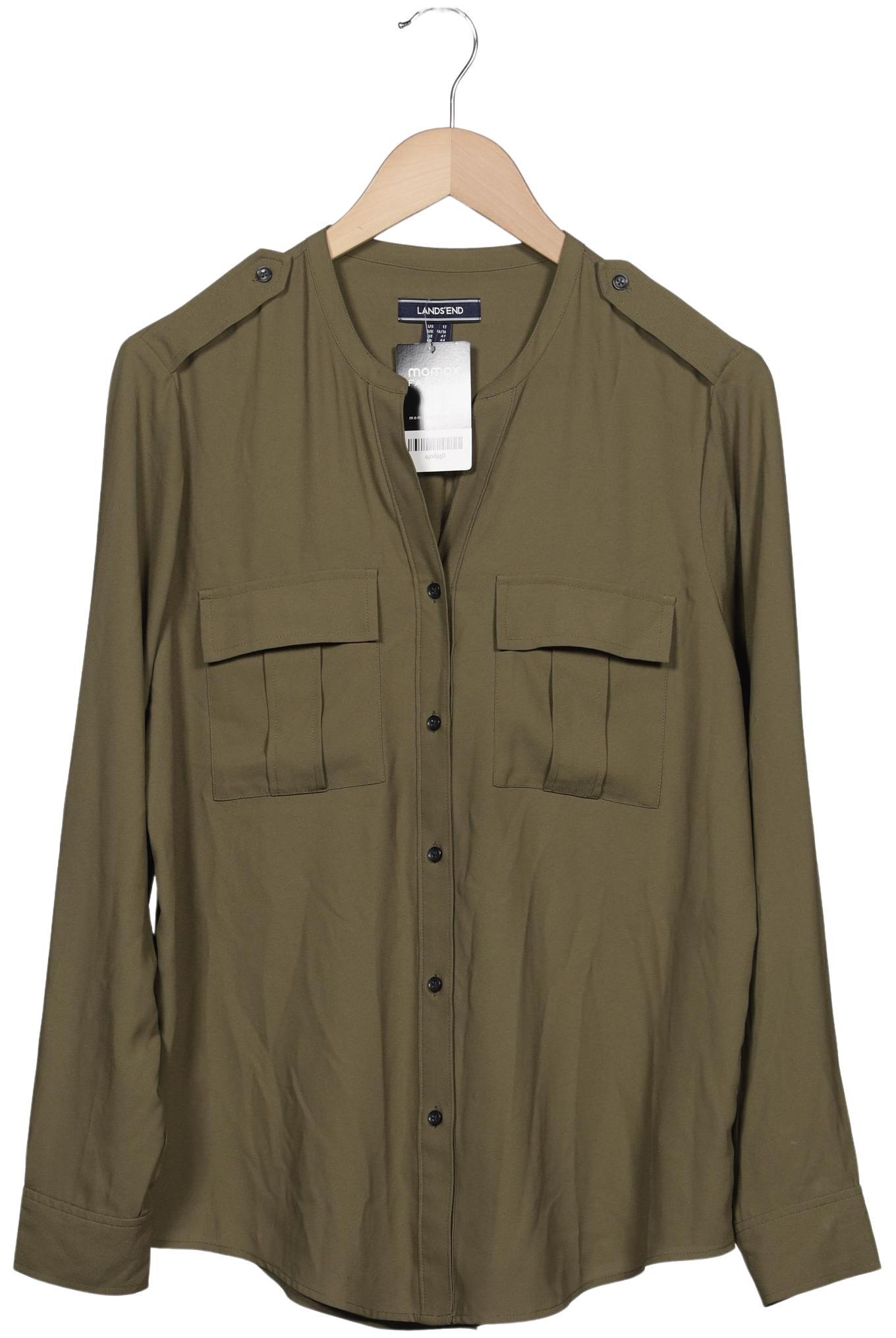 

Lands End Damen Bluse, grün, Gr. 42