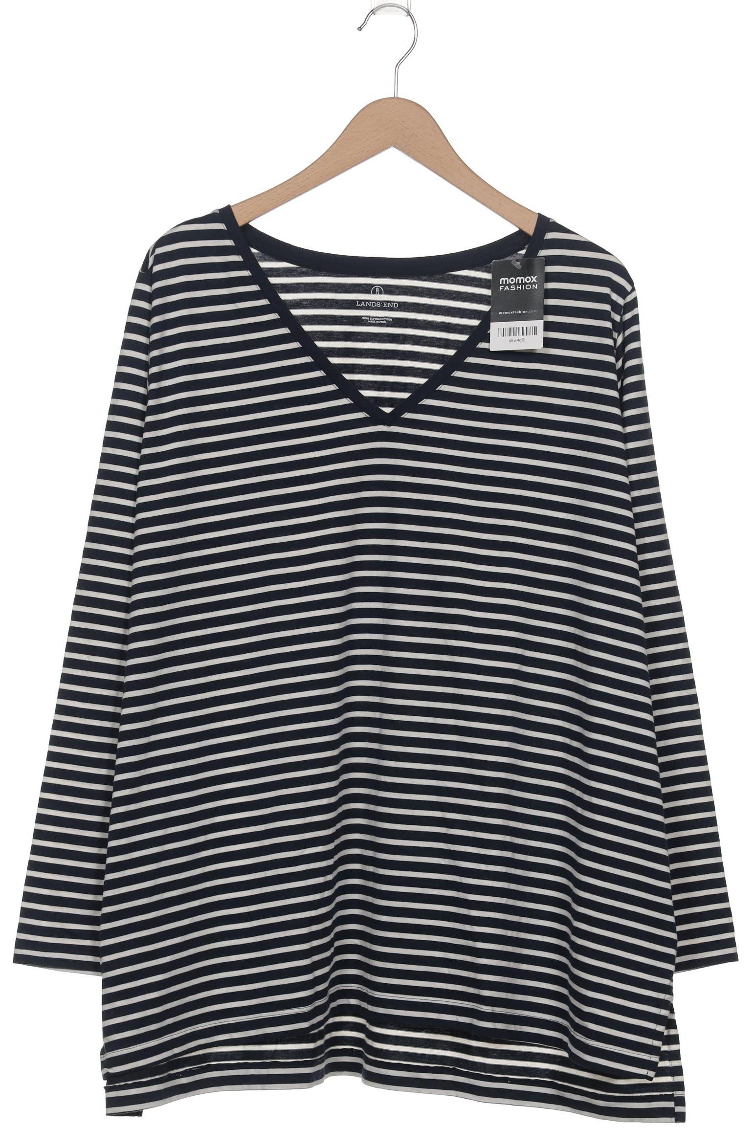 

Lands End Damen Langarmshirt, marineblau, Gr. 24