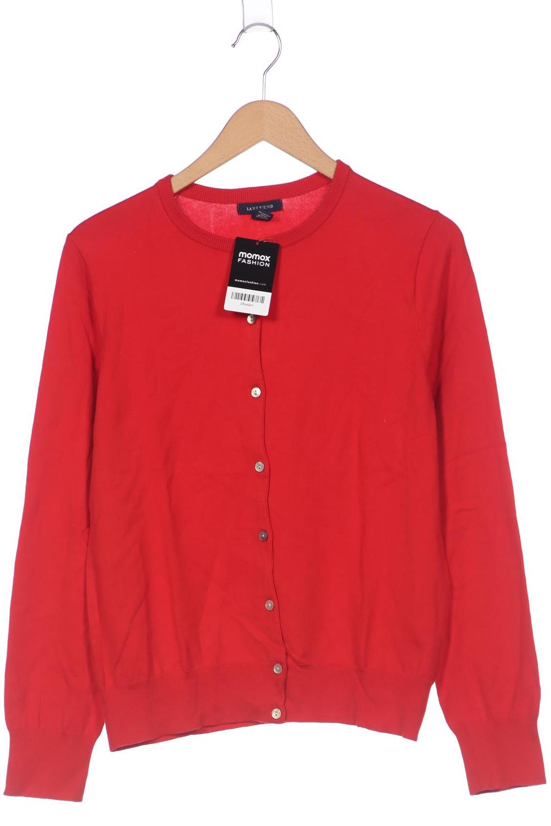 

Lands End Damen Strickjacke, rot, Gr. 38
