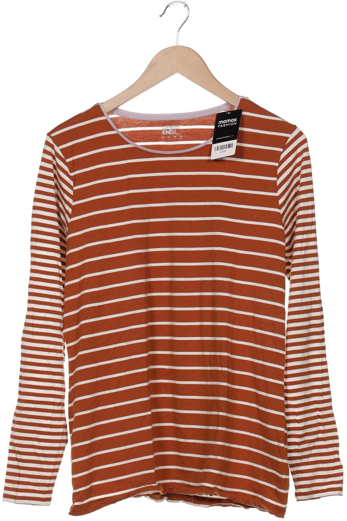 

Lands End Damen Langarmshirt, braun, Gr. 44