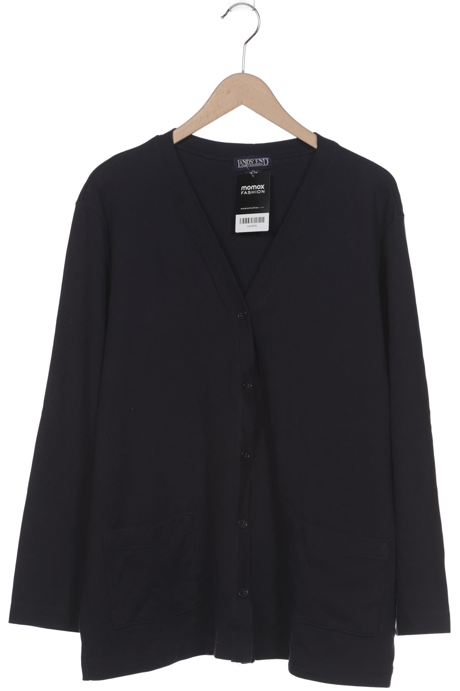 

Lands End Damen Strickjacke, marineblau, Gr. 44