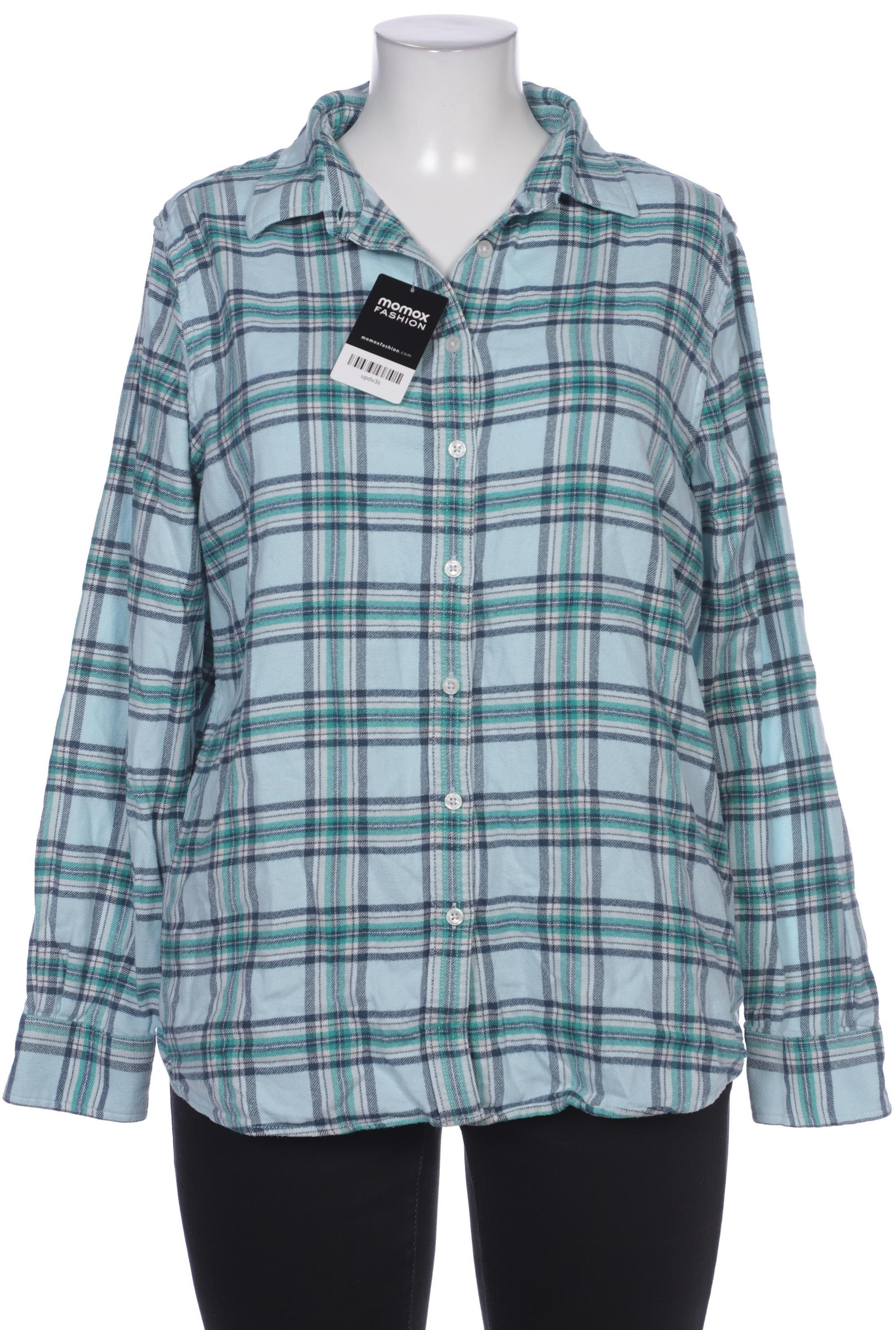 

Lands End Damen Bluse, türkis, Gr. 46