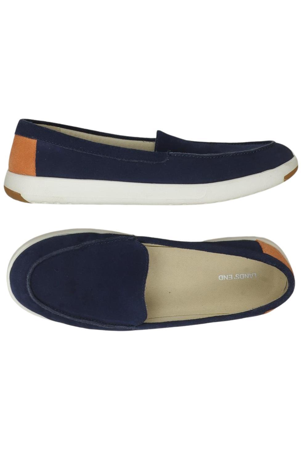 

Lands End Damen Halbschuh, marineblau, Gr. 40