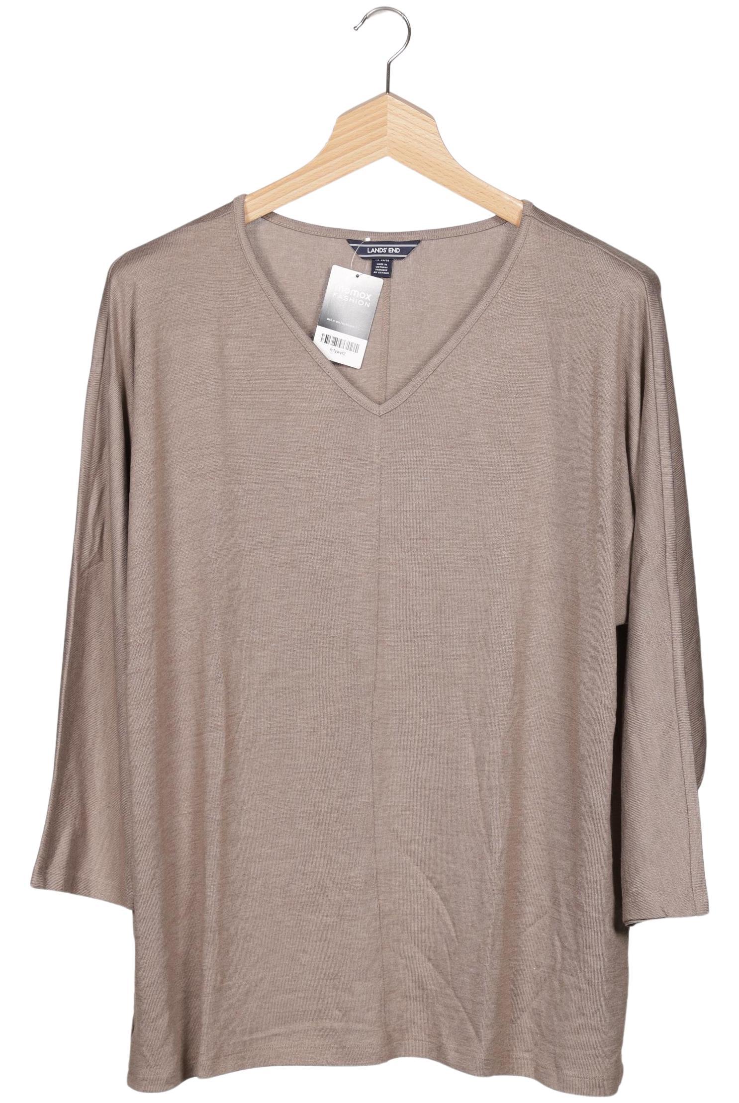 

Lands End Damen Pullover, beige, Gr. 52