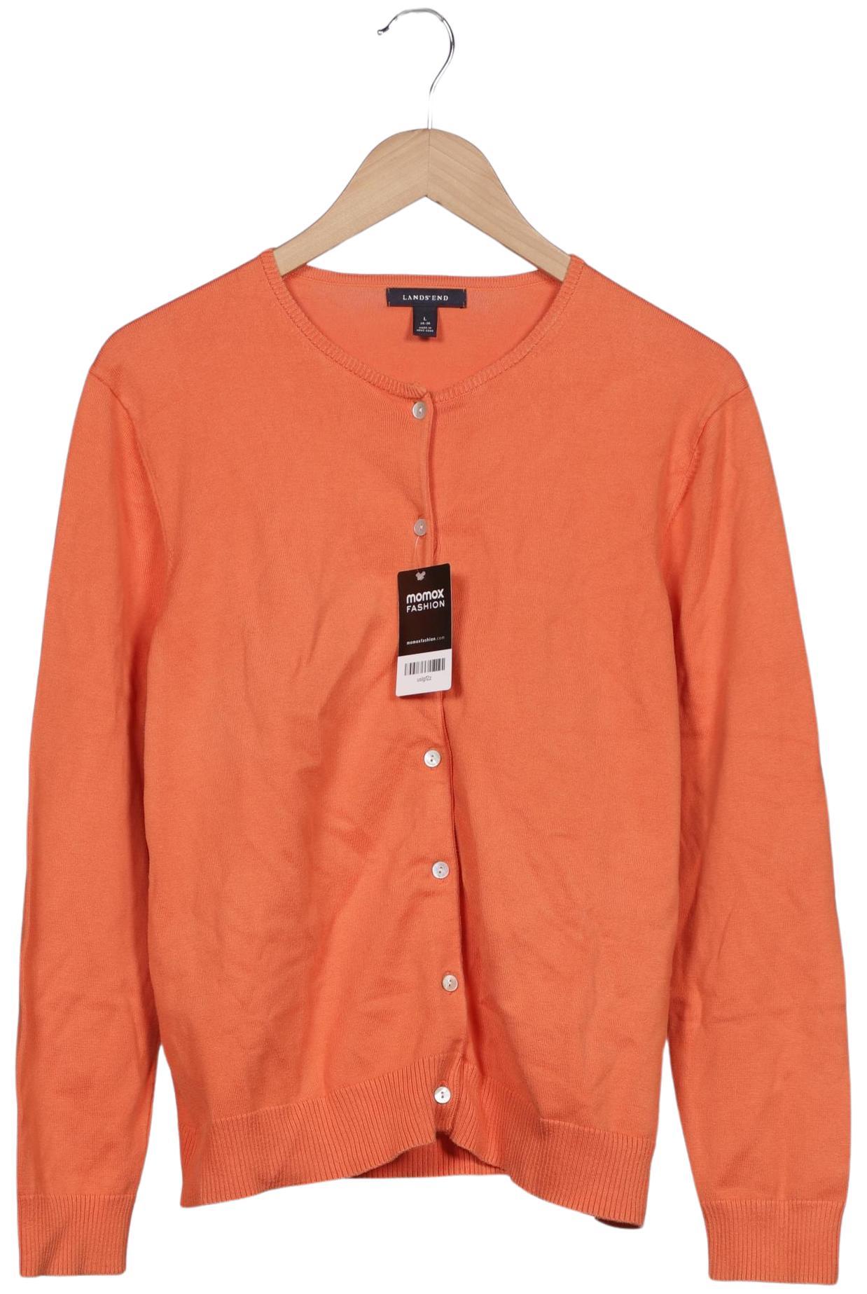 

Lands End Damen Strickjacke, orange, Gr. 42